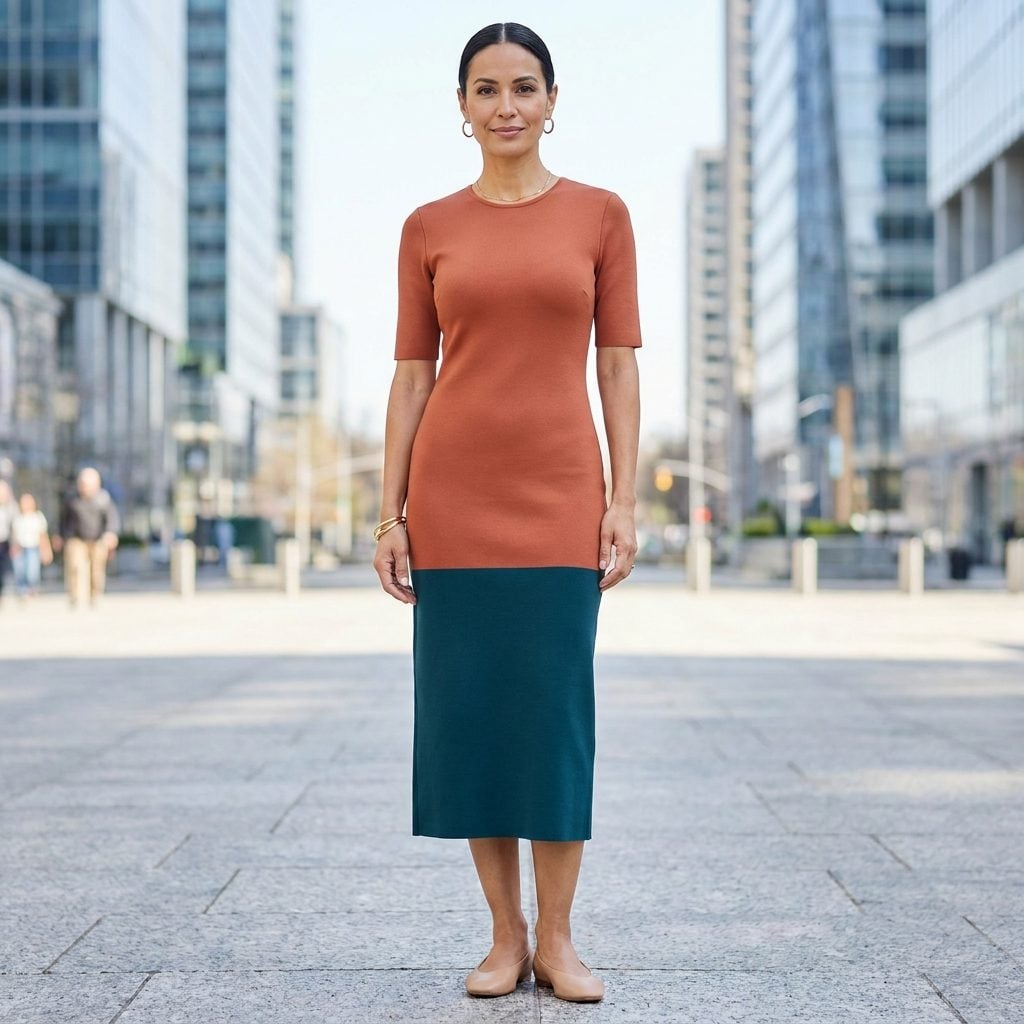 Color Blocking That Lands Too Low on the Body
