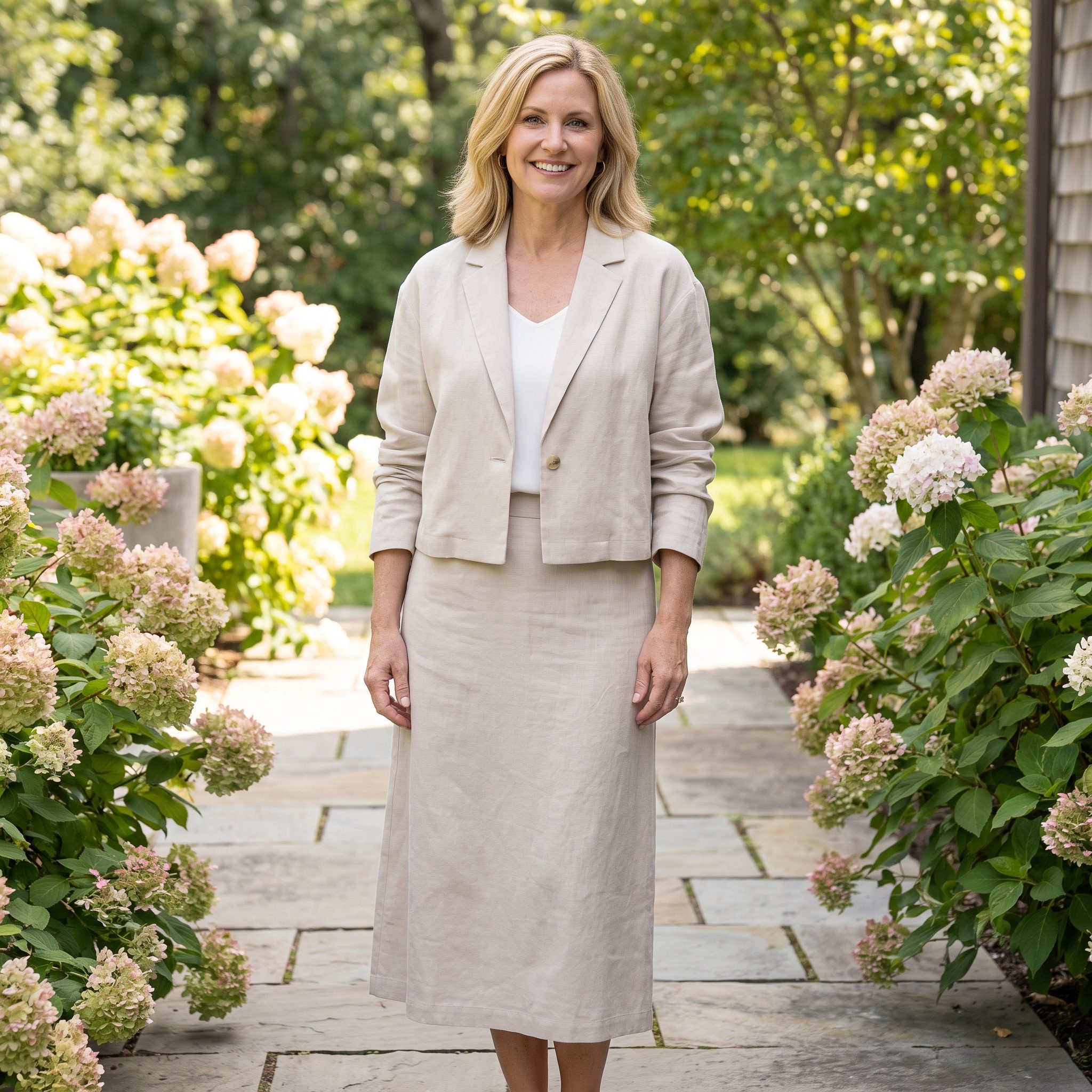 Contemporary Matching Skirt Set