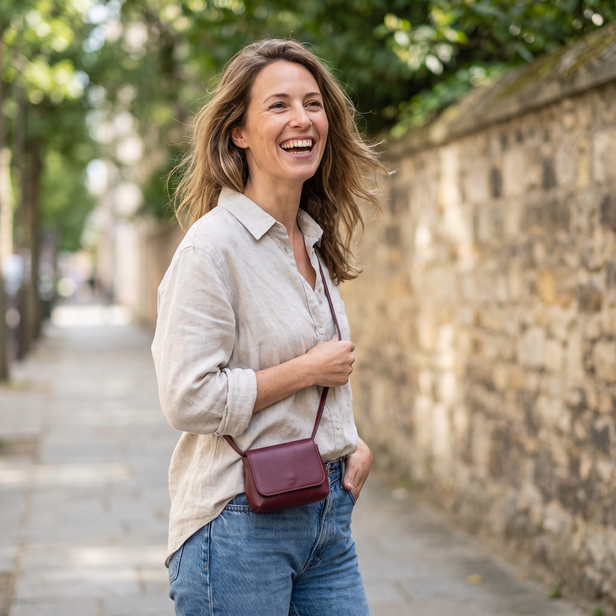 A Cross-Body Bag Small Enough to Forget You're Wearing