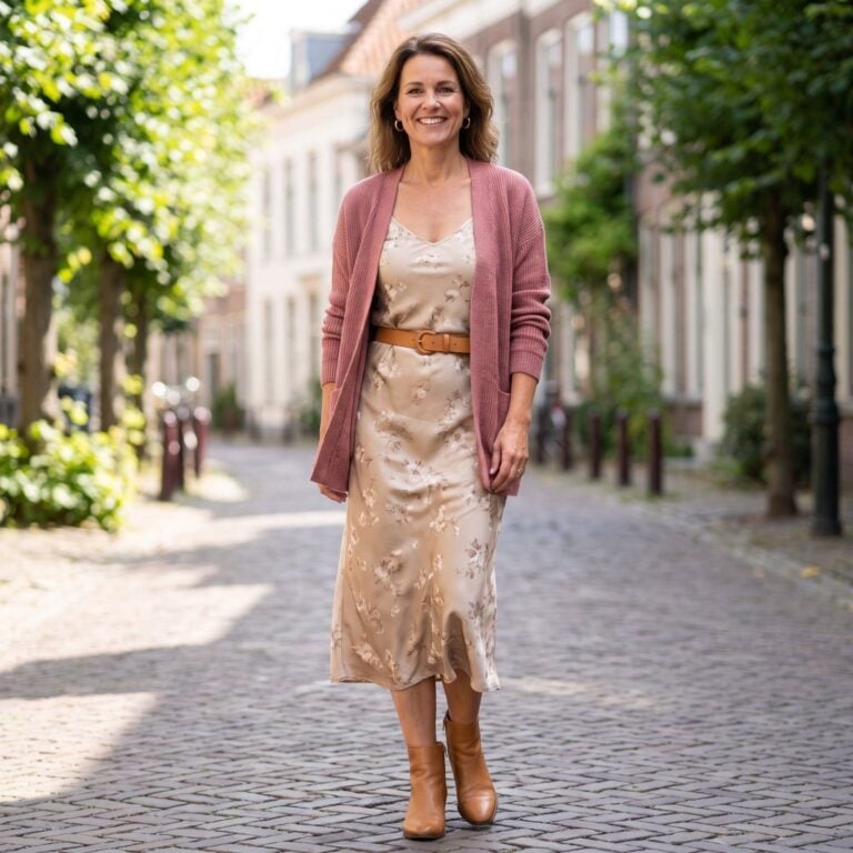 Don't Wear a Cardigan Over a Dress Until You See These 20 Outfits Where the Cardigan Swallowed the Look