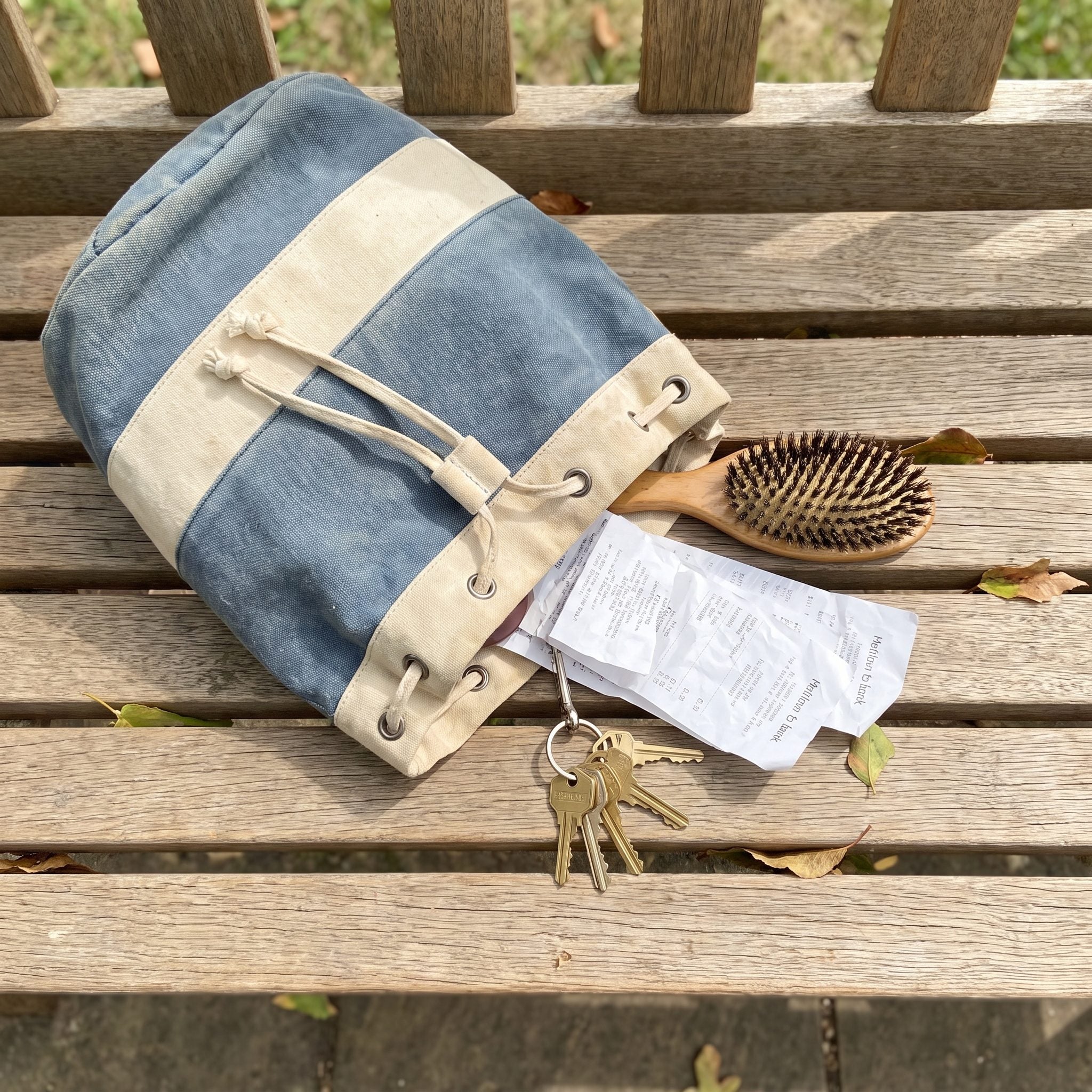 1980s tan leather drawstring bucket handbag