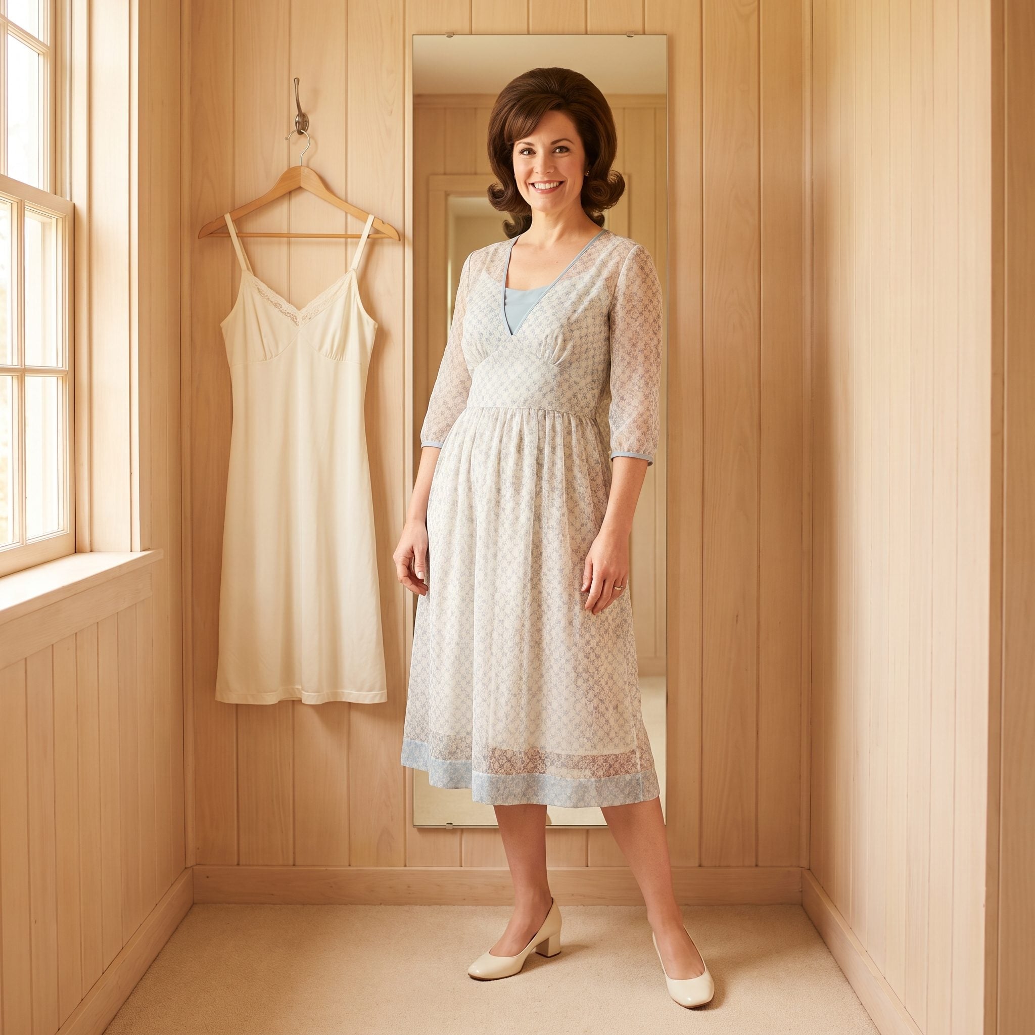Dresses Started Arriving With Their Own Underdresses