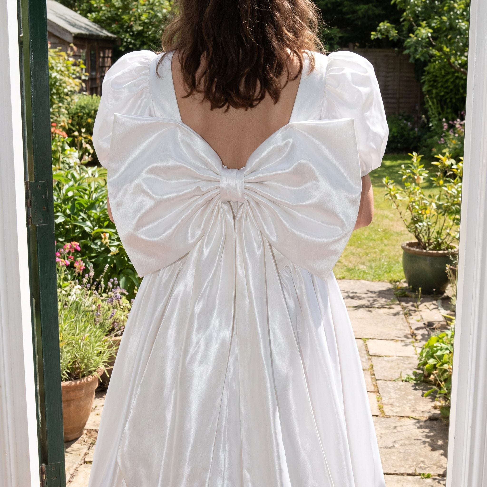 The Enormous Satin Bow Parked on the Small of the Back