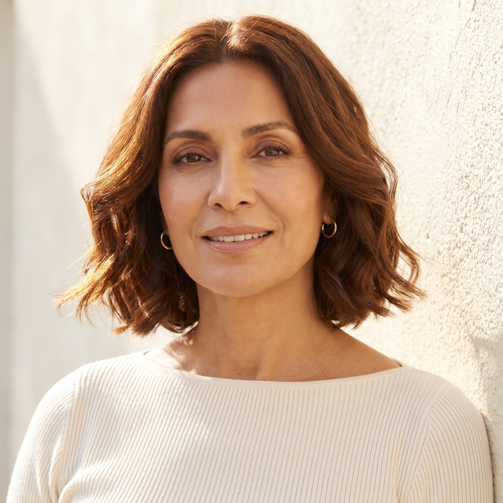 Face-Framing Pieces Cut Razor-Straight on Wavy Hair (The Two Edges That Never Match)