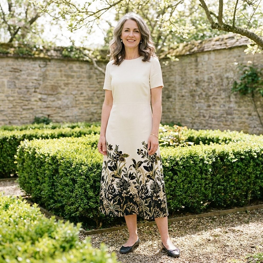 Heavy Print Loaded at the Lower Skirt