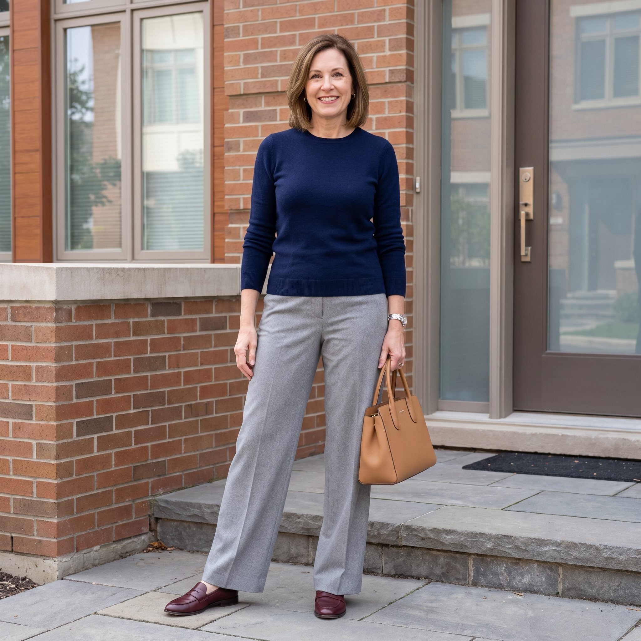 Keep the Sweater Shoulder Seam Exactly on the Shoulder
