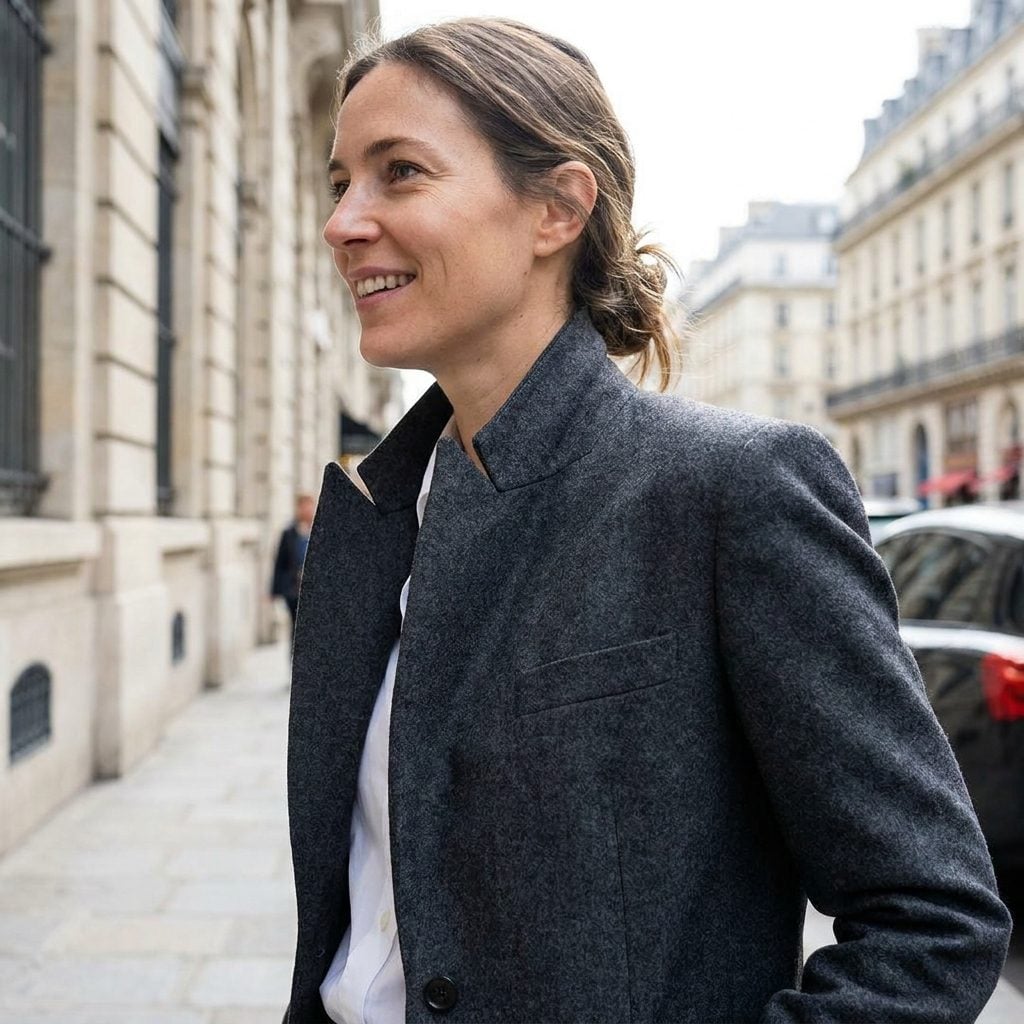 Lapels That Bow Away From the Chest