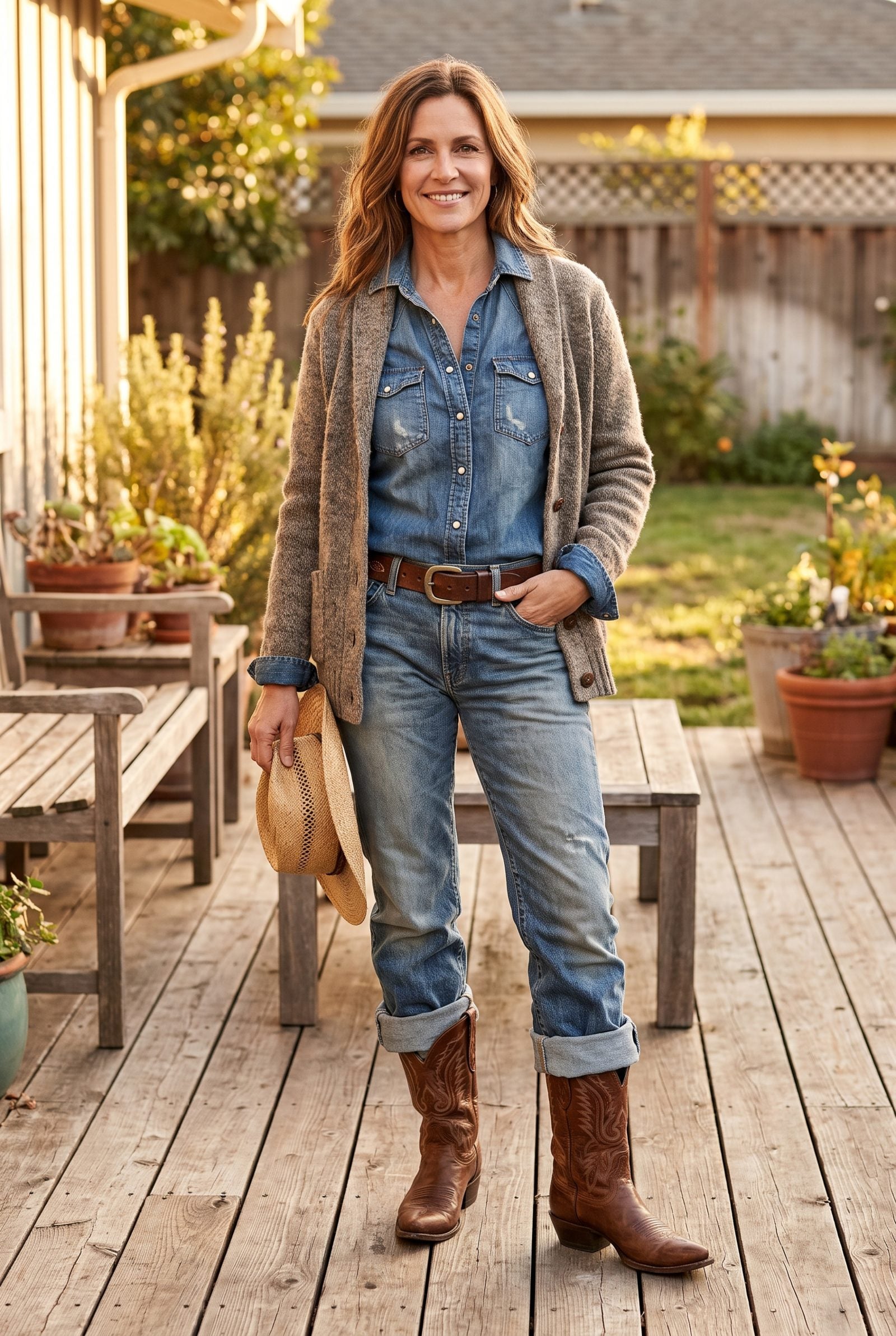 The Long Floppy Roll That Covered Western Boot Details