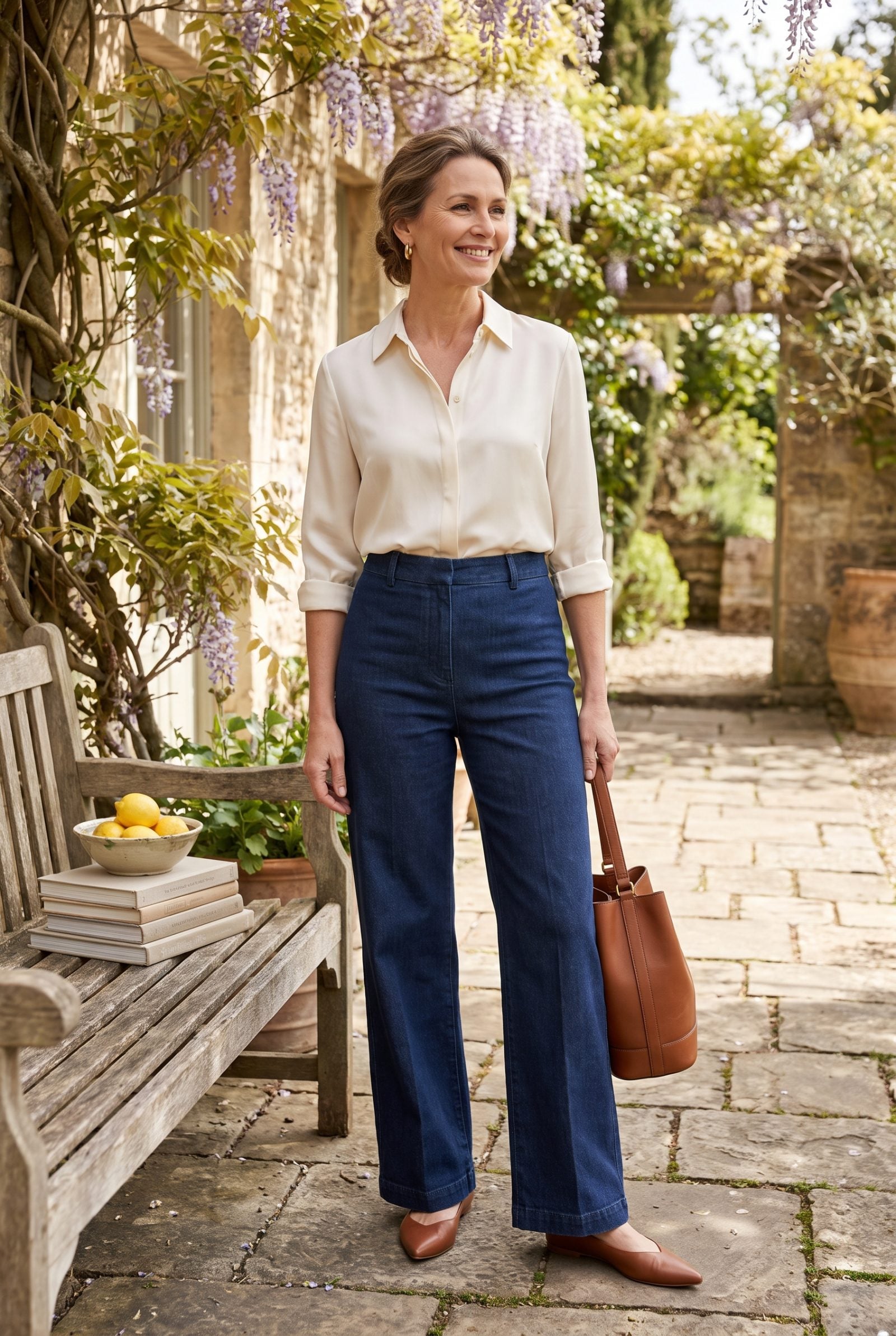 Look for a Clean Front Without Excessive Pleats or Bulky Detailing