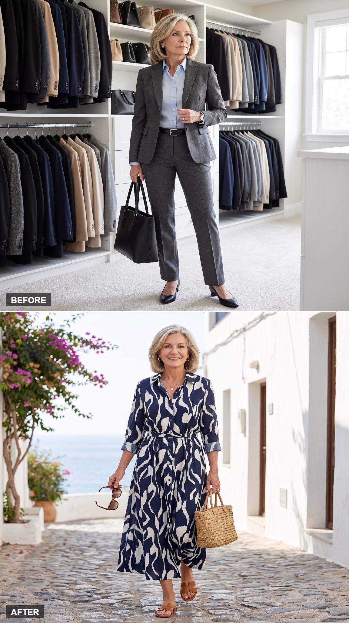 Mediterranean Vacation Chic, Even on a Tuesday