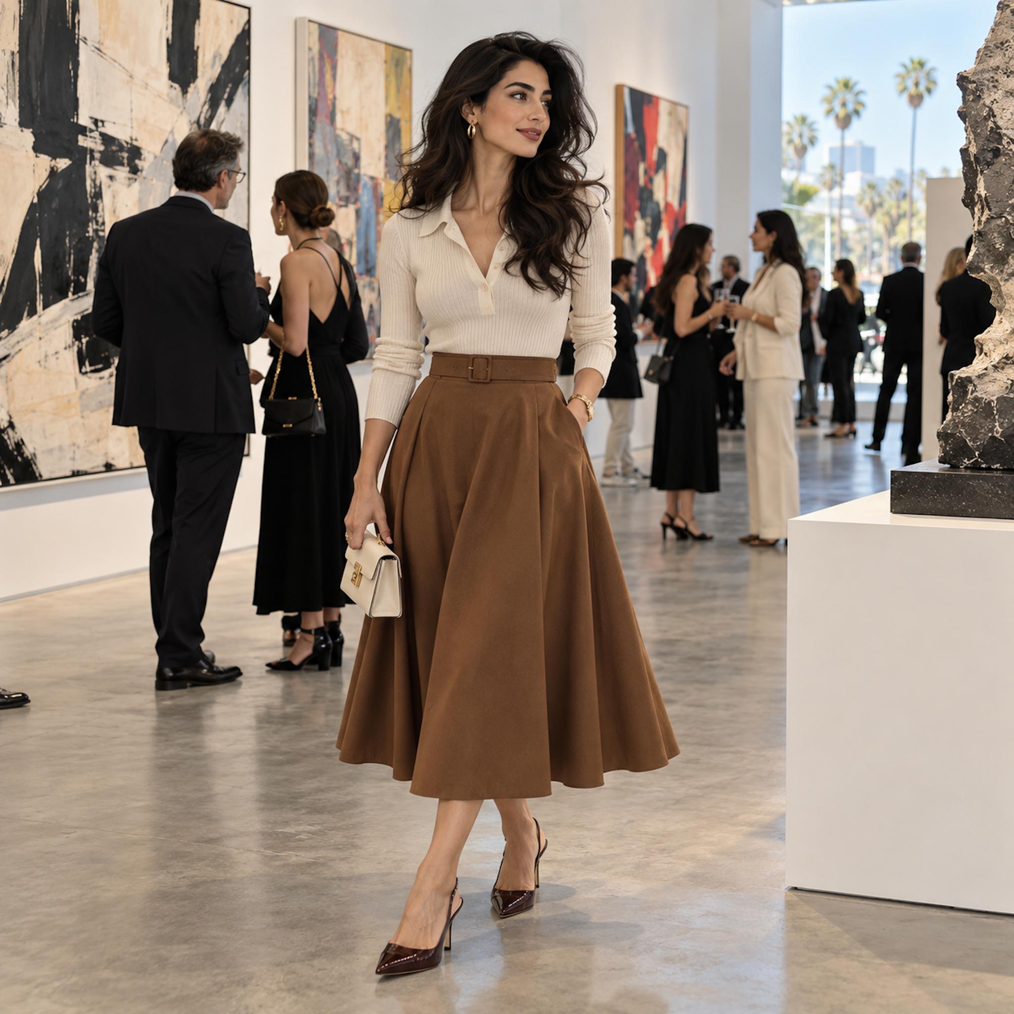 The A-Line Midi Skirt That Makes Getting Dressed Surprisingly Easy