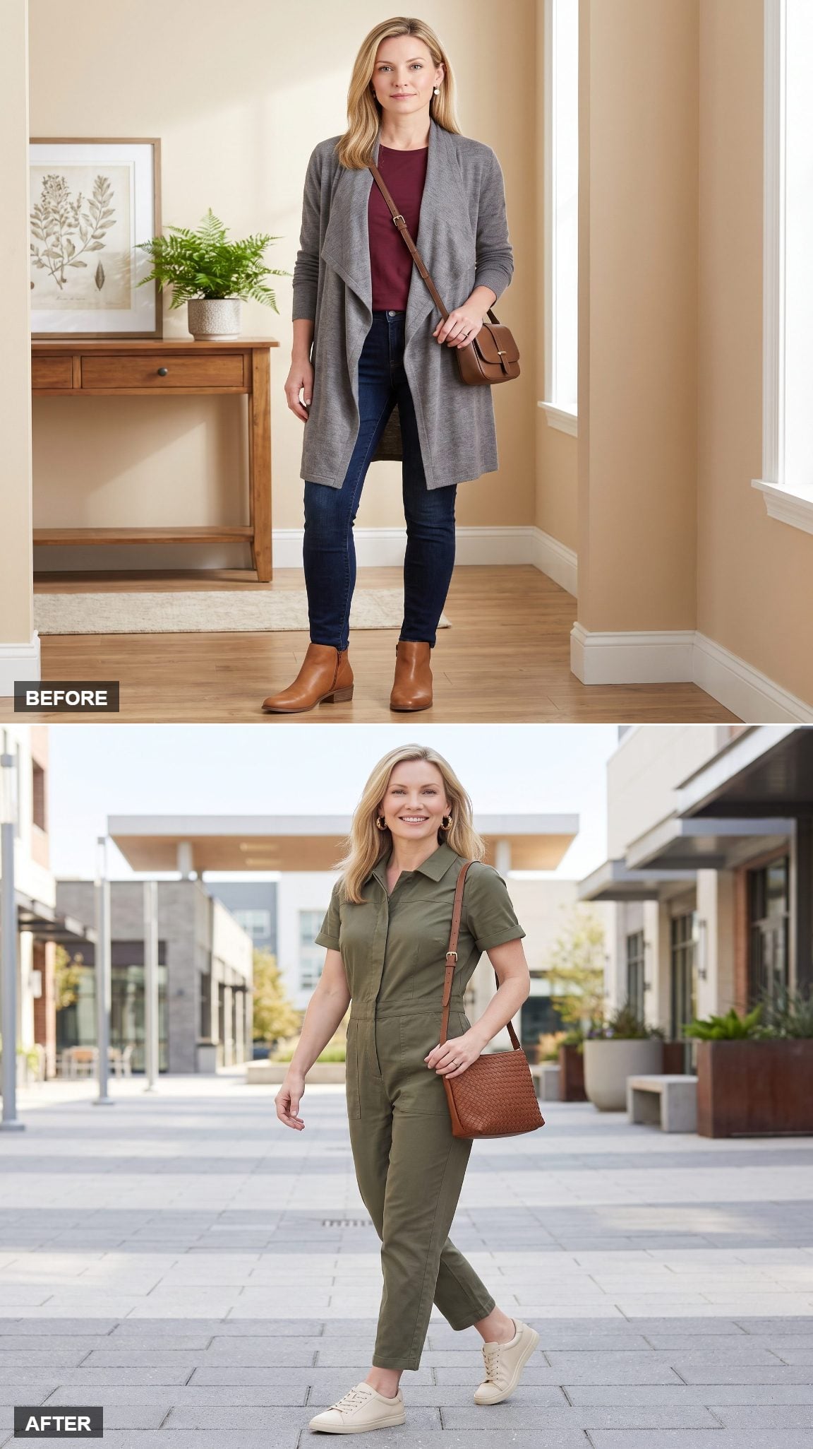 One Zip and She's Dressed: The Utility Jumpsuit
