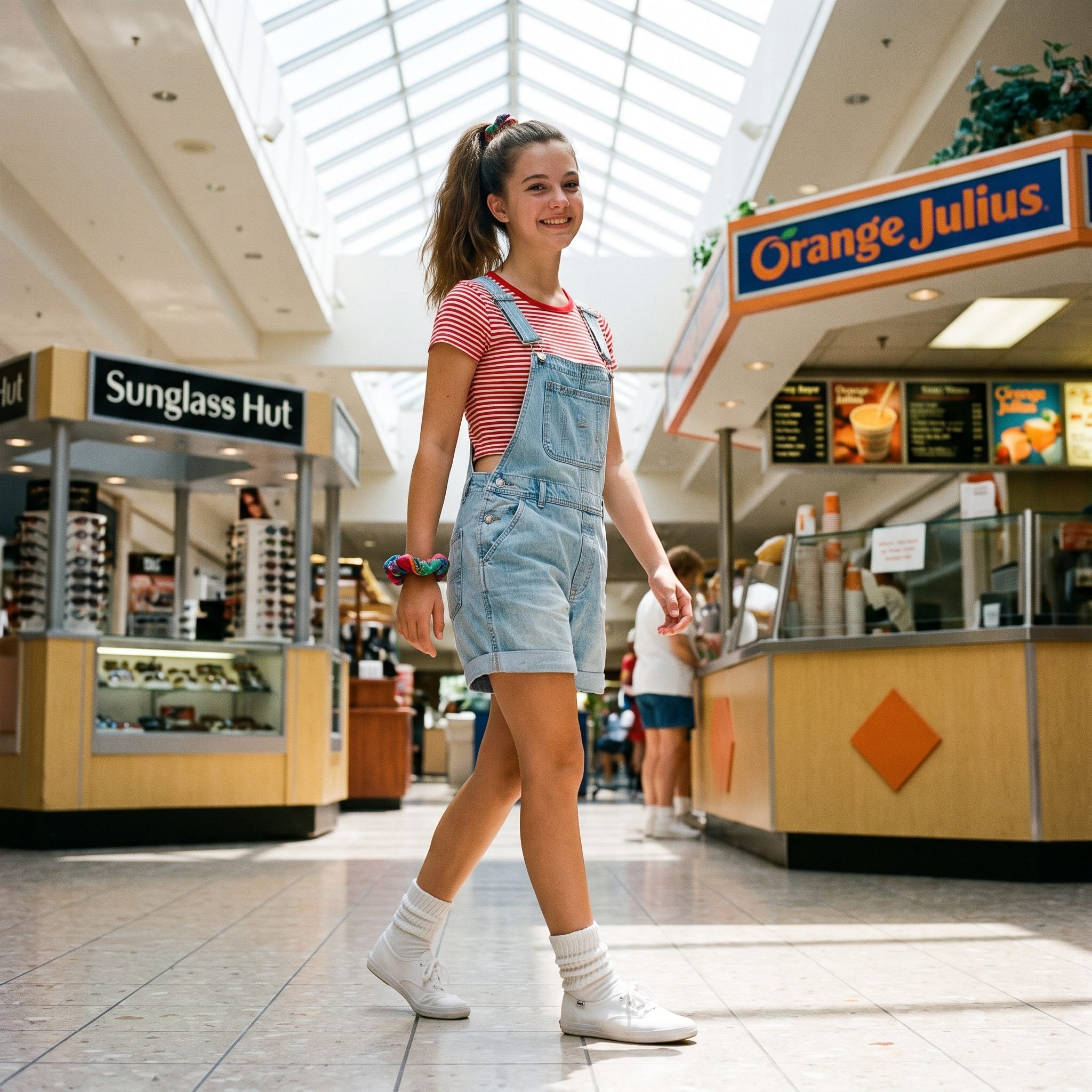 The Overall Shorts You Wore With One Strap Undone