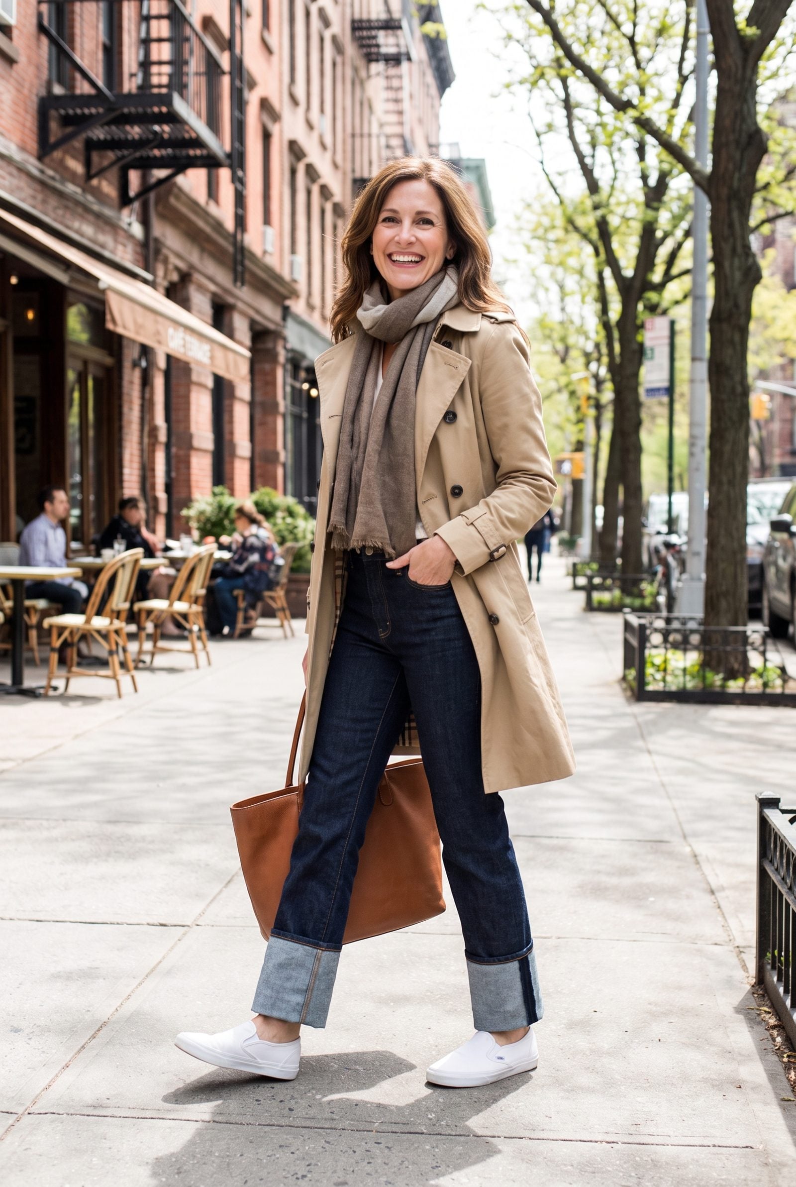 The Oversized Cuff That Overpowered Low-Profile Canvas Sneakers