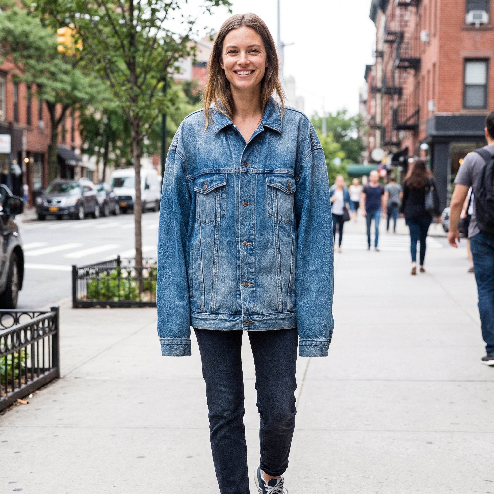 The Oversized Denim Jacket Two Sizes Too Big
