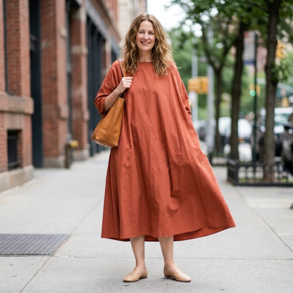 The Oversized Dress Drowning in Extra Fabric