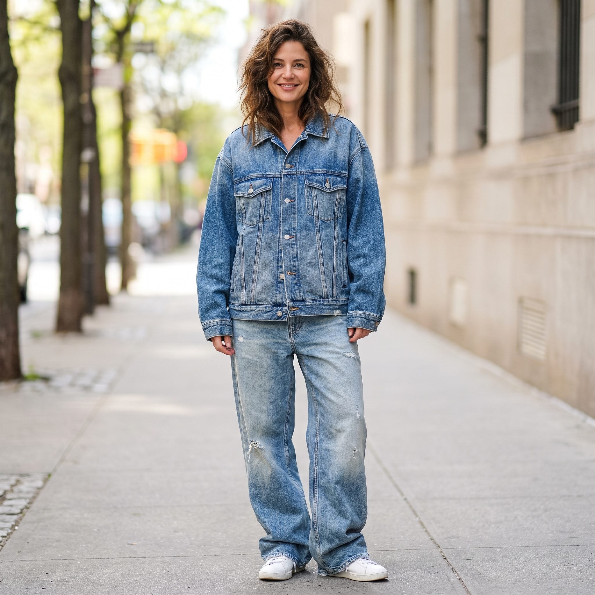 Oversized Jacket With Jeans Loose in All the Wrong Places