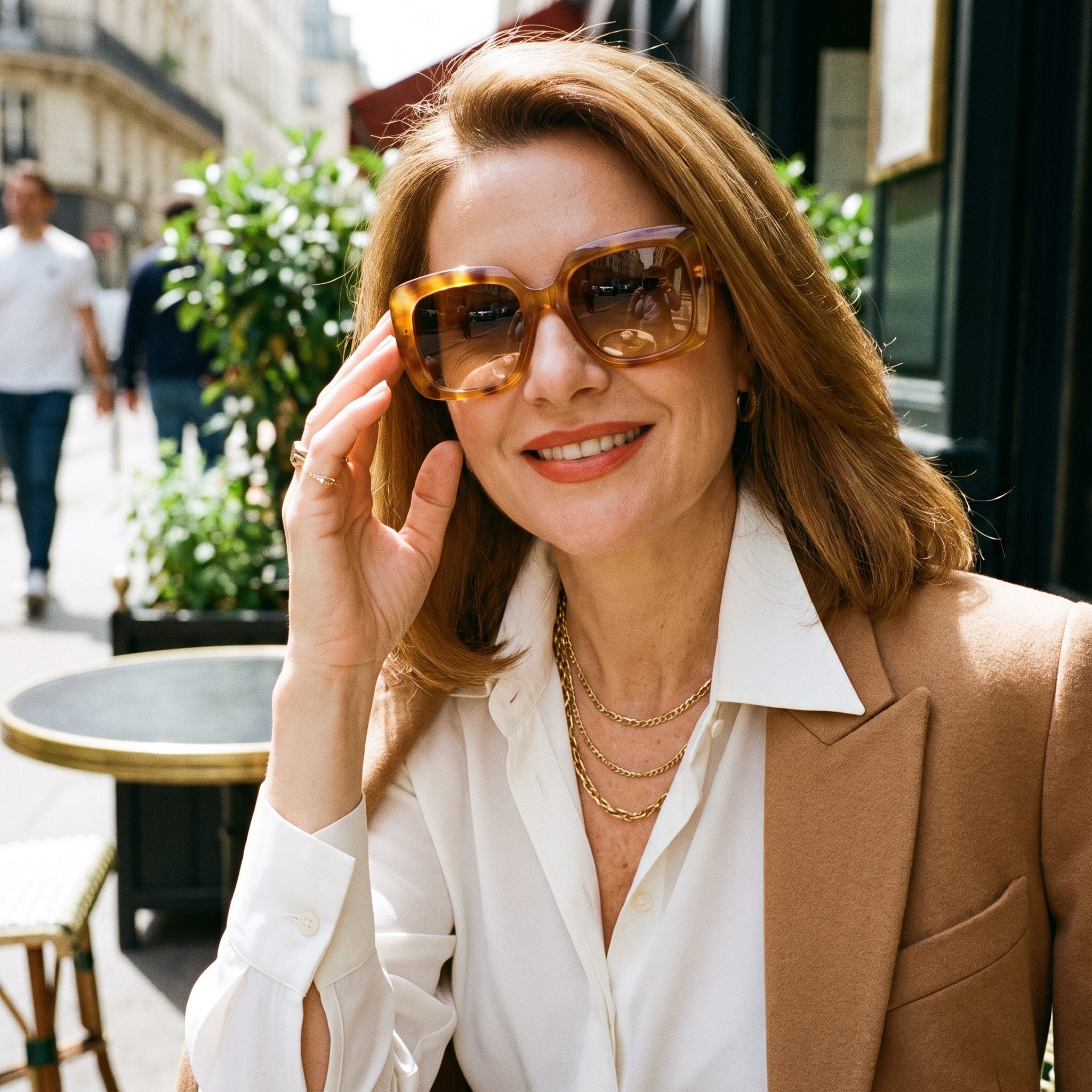 The Oversized Tortoiseshell Sunglasses That Ran the Whole Face