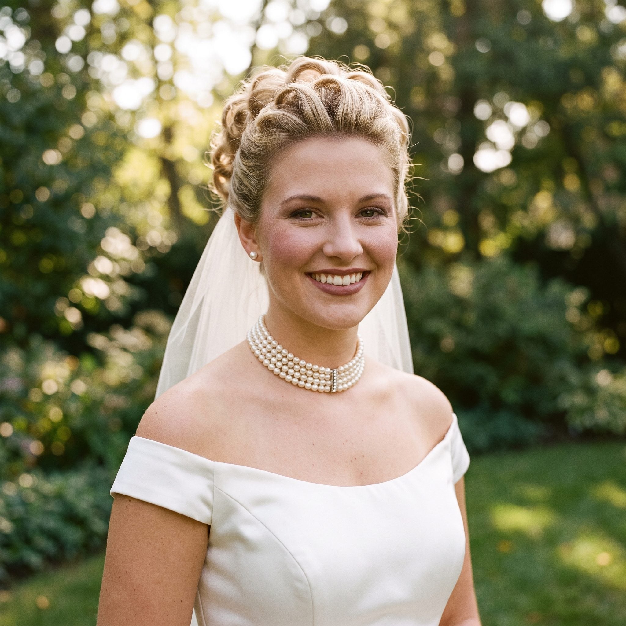 The Pearl Choker That Sat High and Tight at the Throat