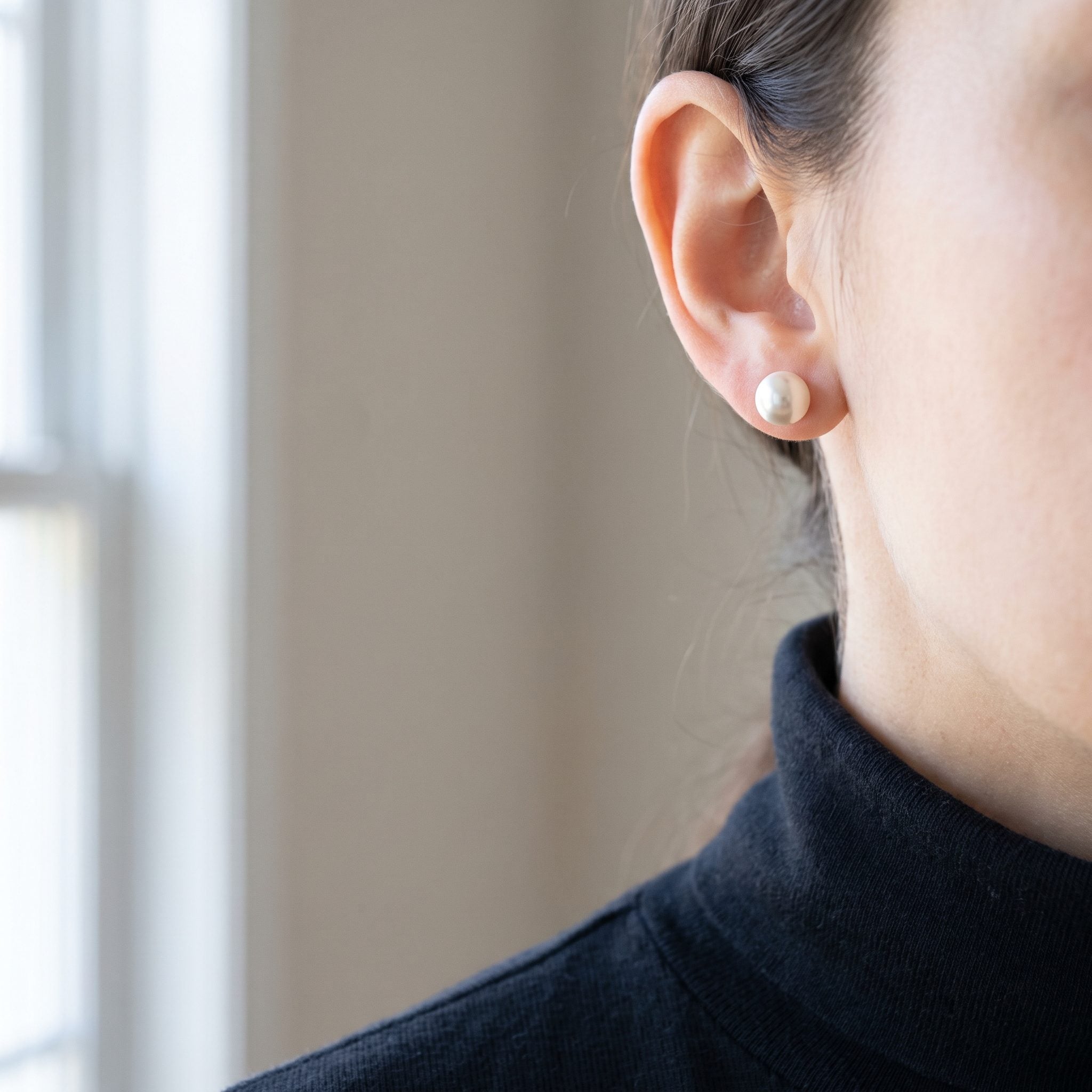 Pearl Stud Earrings