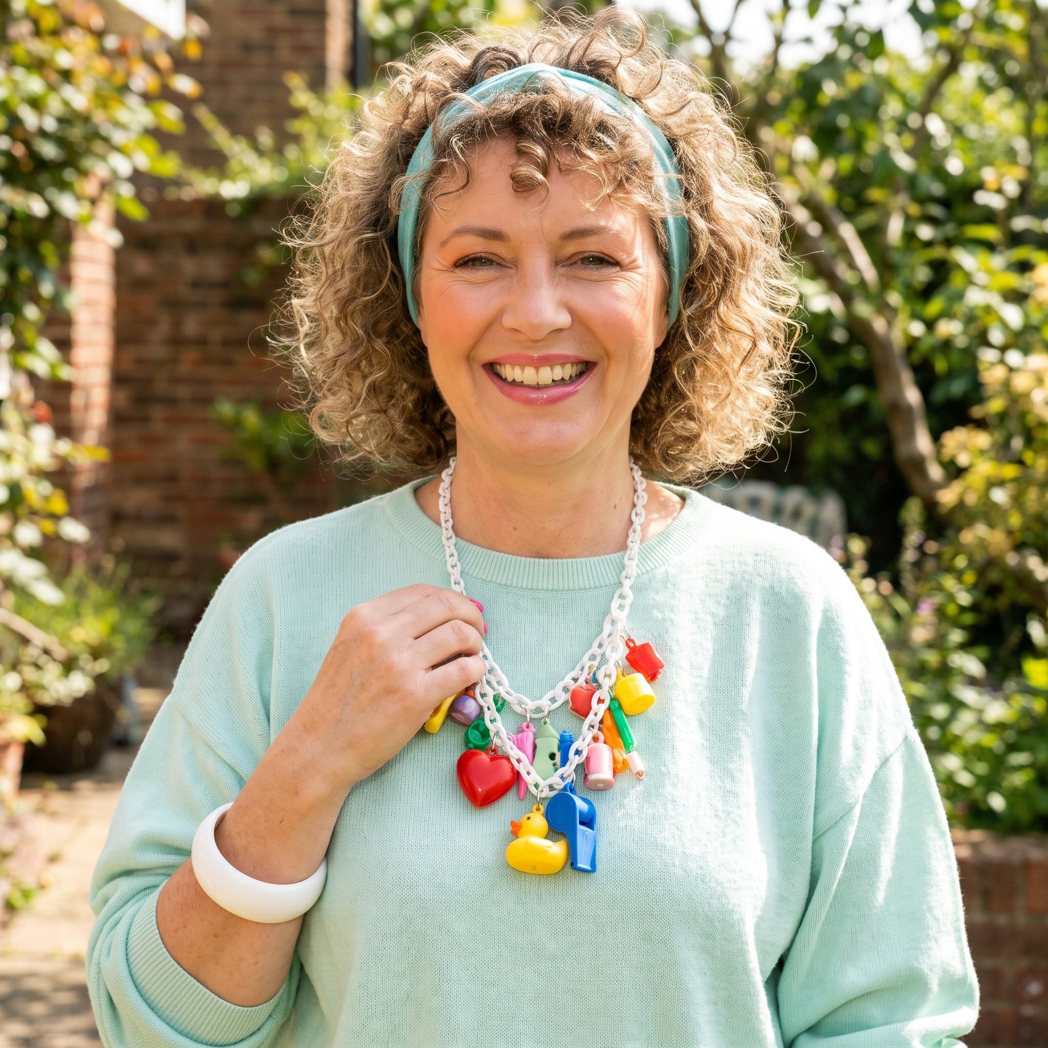 The Plastic Charm Necklace Loaded With Tiny Toys