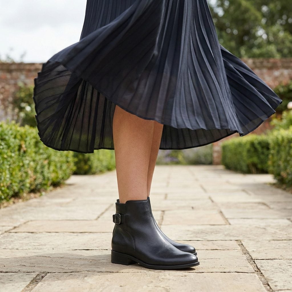 The Pleated Skirt That Ends Right at the Thickest Part of Your Ankle