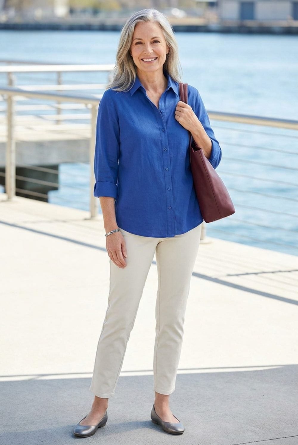 Push or Cuff Sleeves to Expose the Wrist