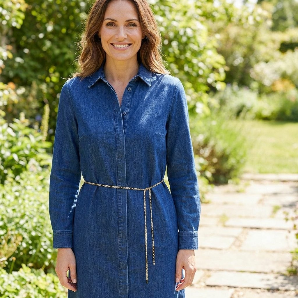 Putting a Flimsy Belt on a Heavy Structured Dress
