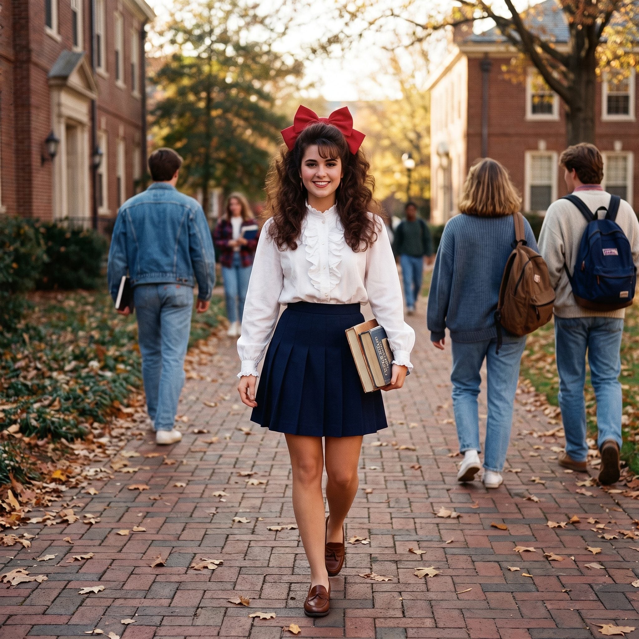 The Red Fabric Bow That Made You Look Like a Wrapped Gift