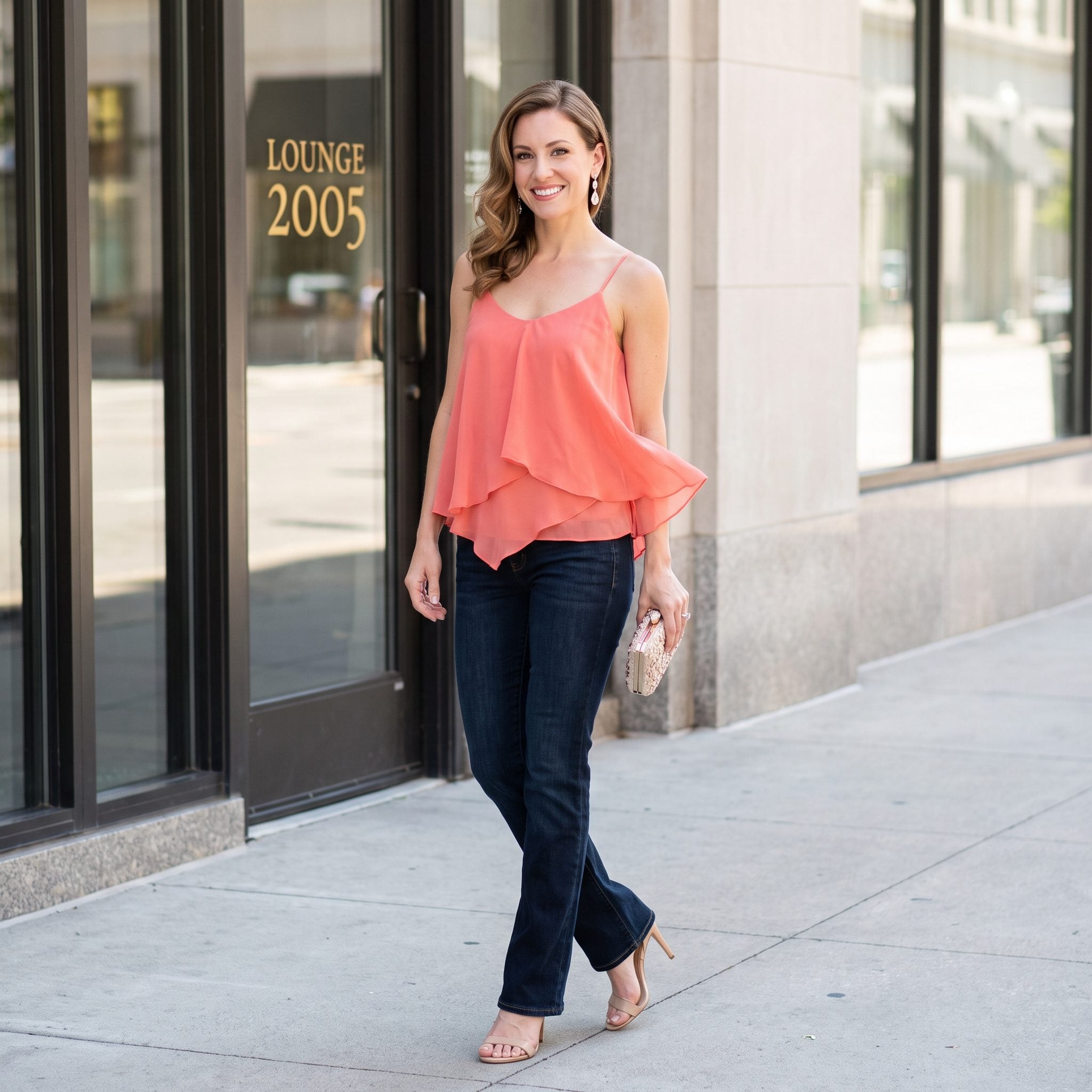 The Ruffled Chiffon Camisole That Fluttered When You Walked