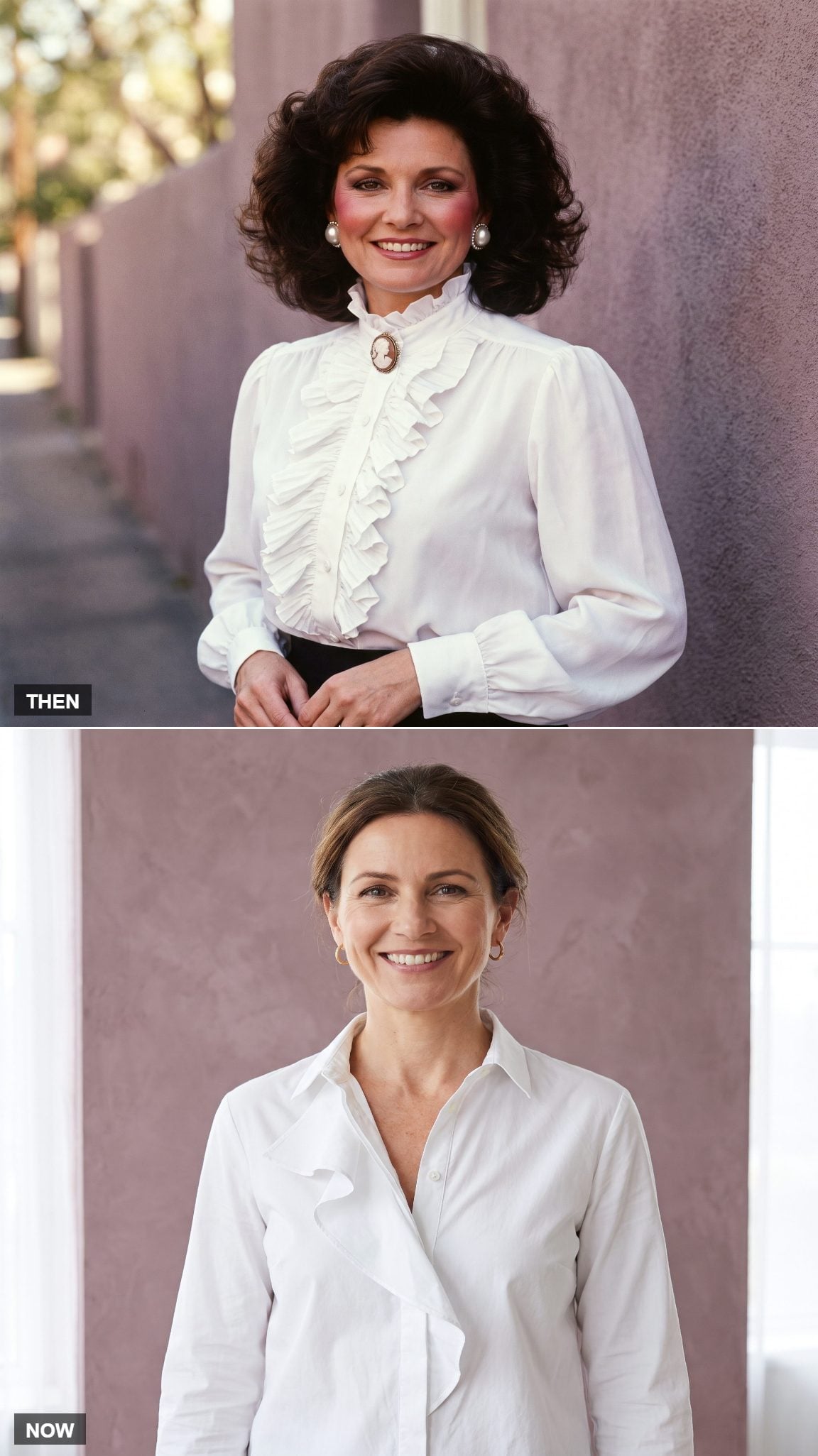 The Ruffled-Front White Shirt