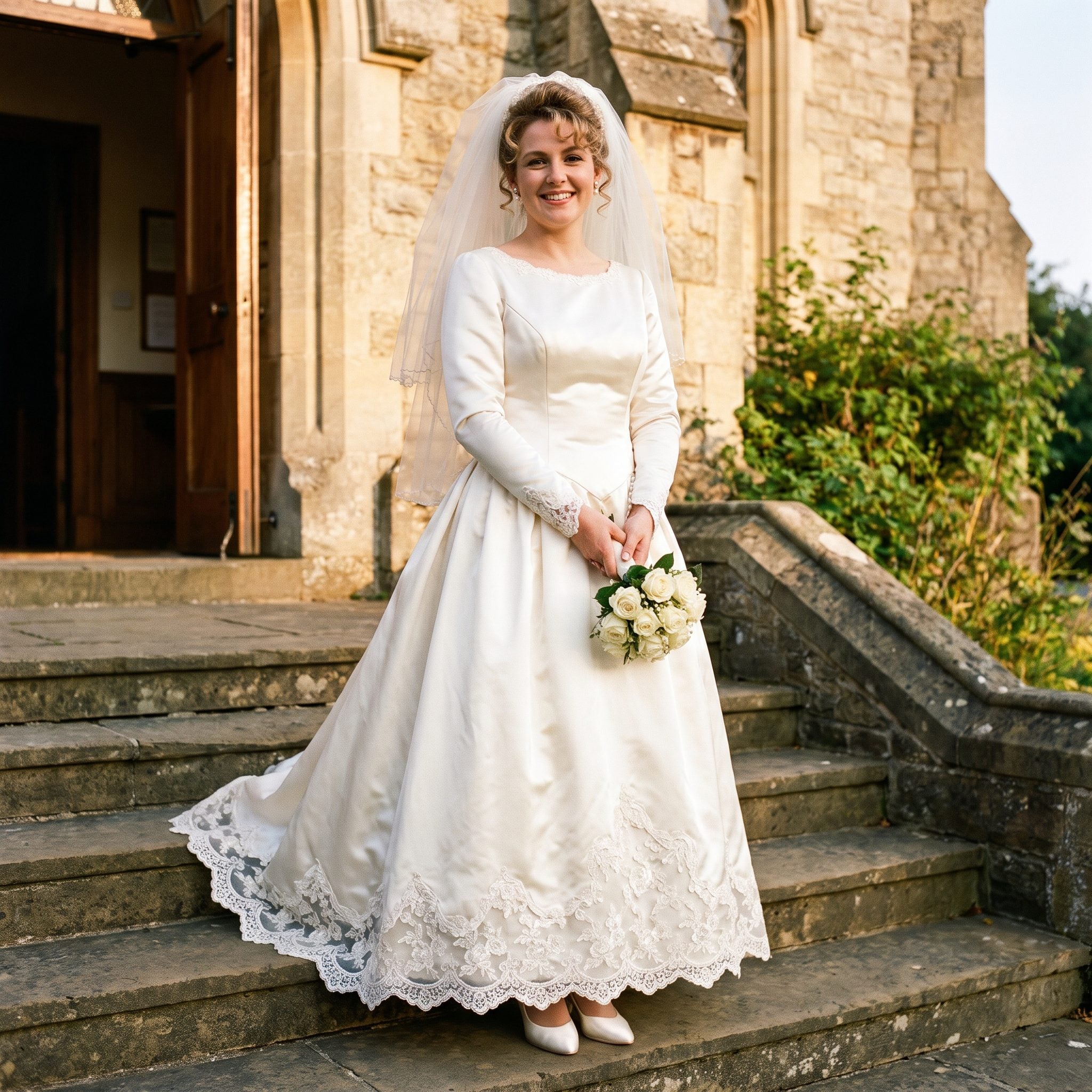 The Scalloped Lace Hemline That Wanted You to See It