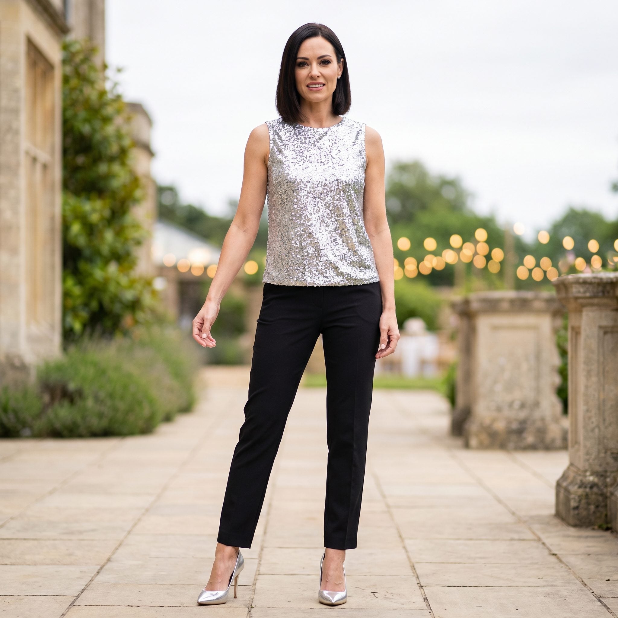 Sequin Top With Scratchy Armholes