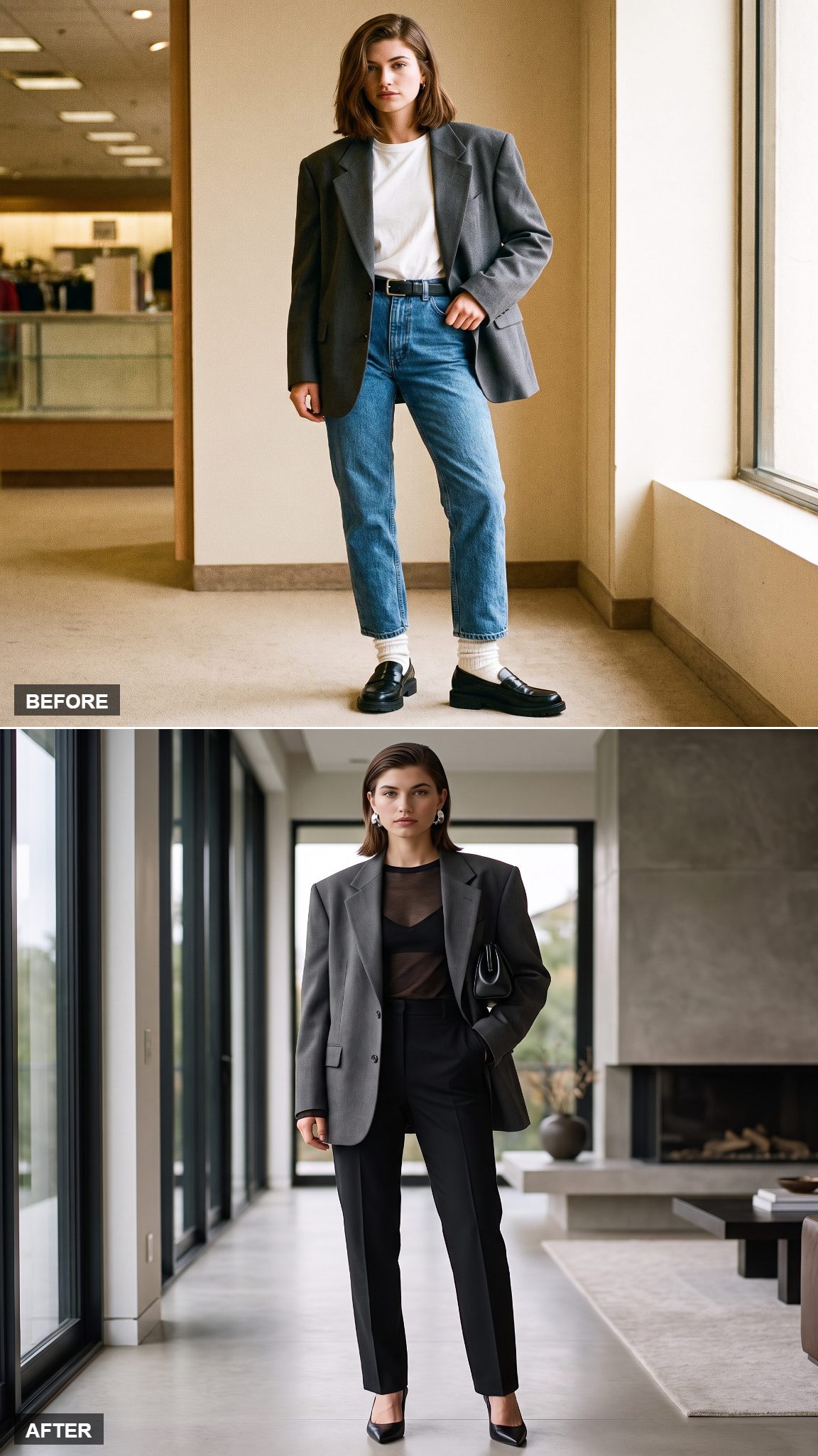 Sheer Layer, Sharp Tailoring