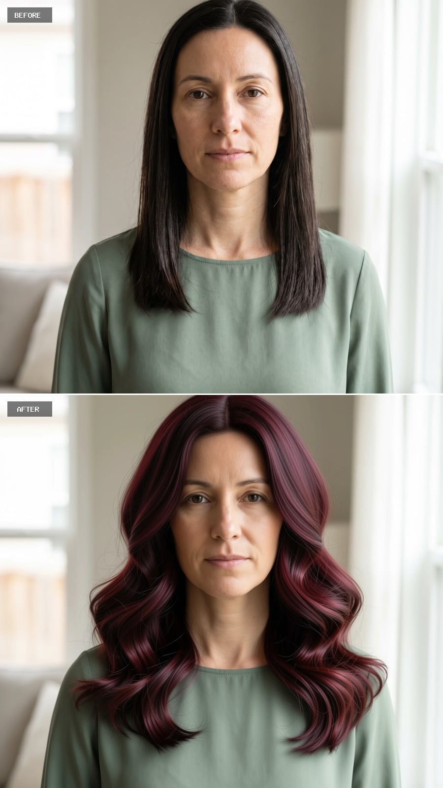 Mulberry Waves That Solved a Long Face by Going Wide Instead of Tall