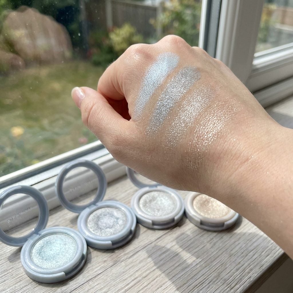 Shimmery Eyeshadow: Around $7 in 1999