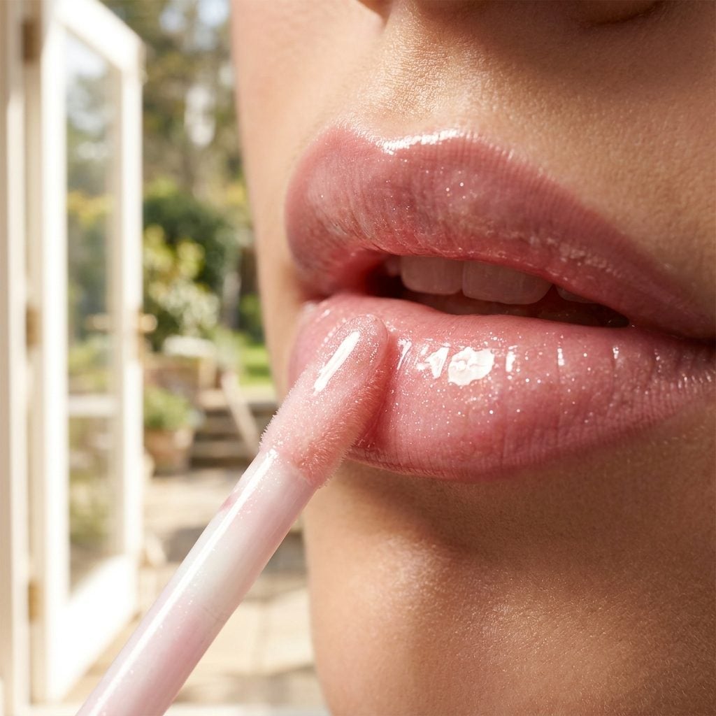 Shimmery Lip Gloss: Around $7 in 1999