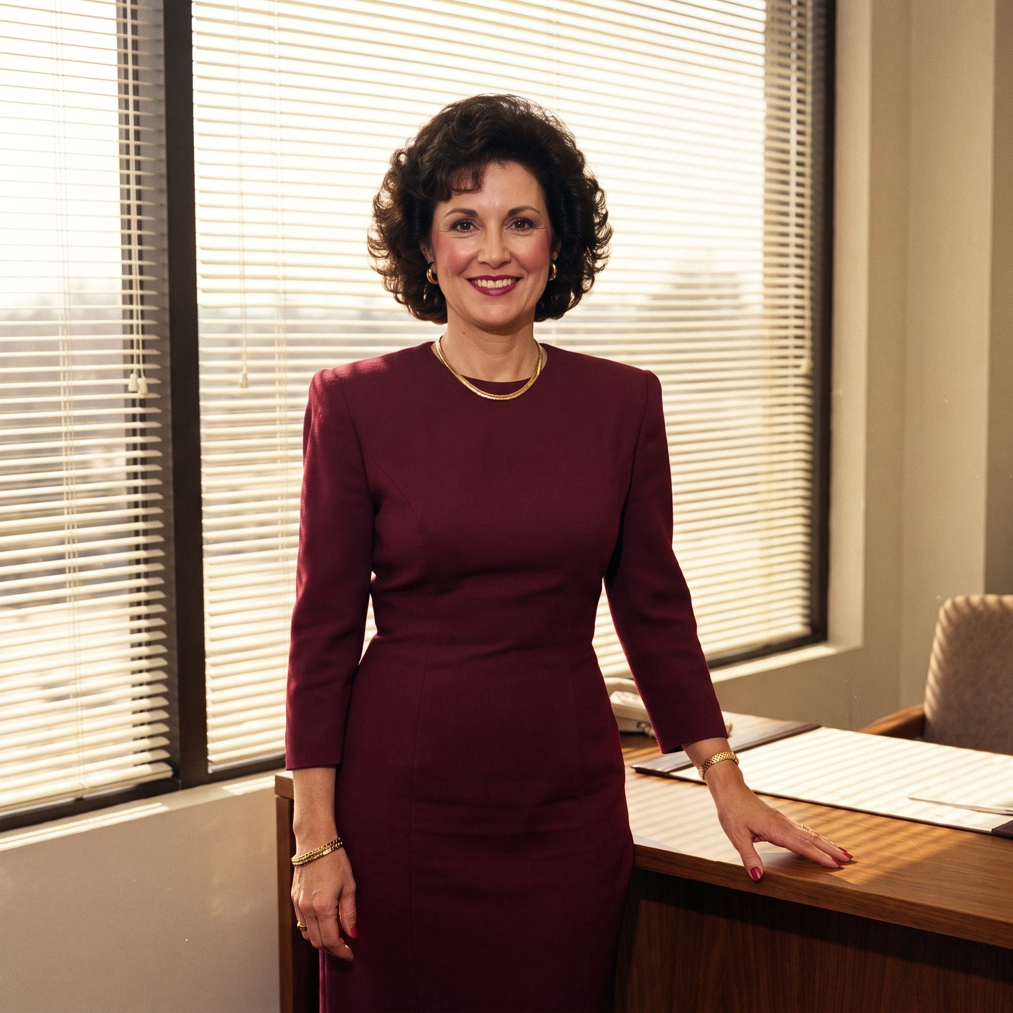 The Shoulder-Padded Sheath Dress That Did the Suit's Work in One Piece