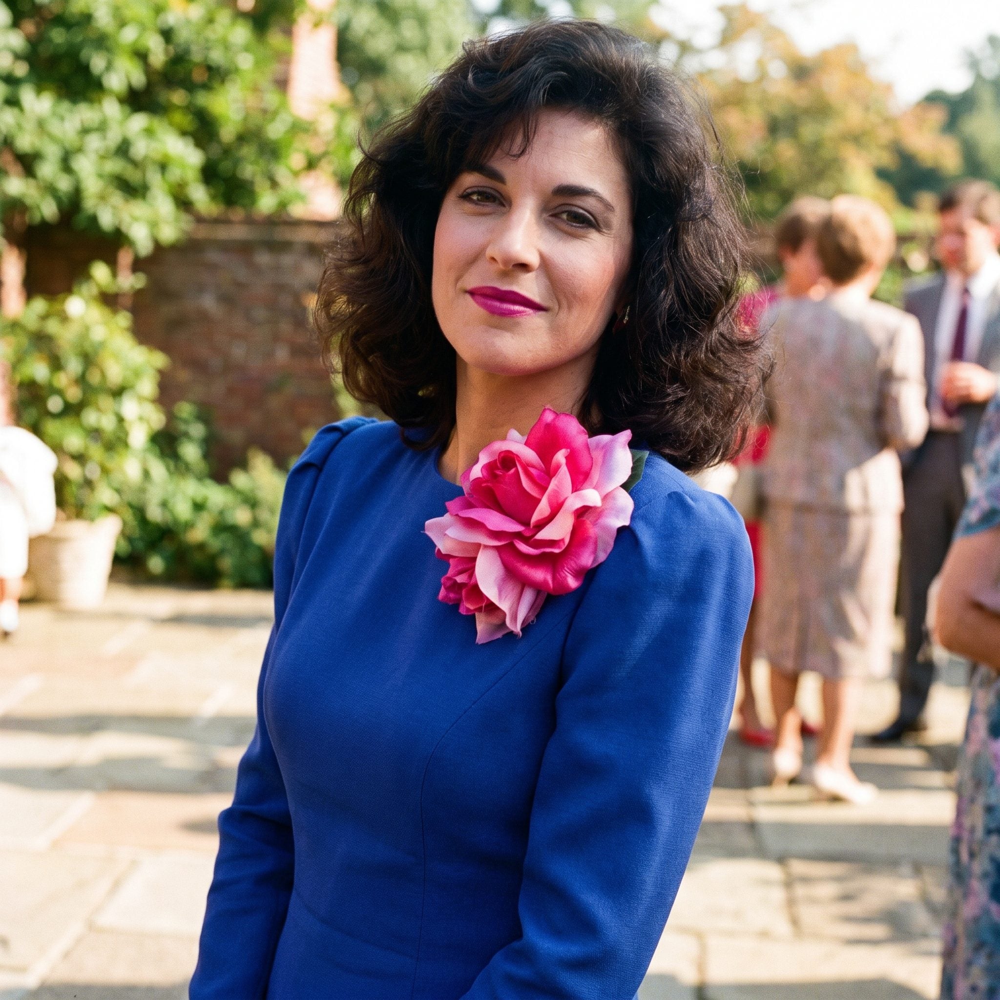 The Silk Flower Corsage Pinned to a Shoulder You Wanted Noticed
