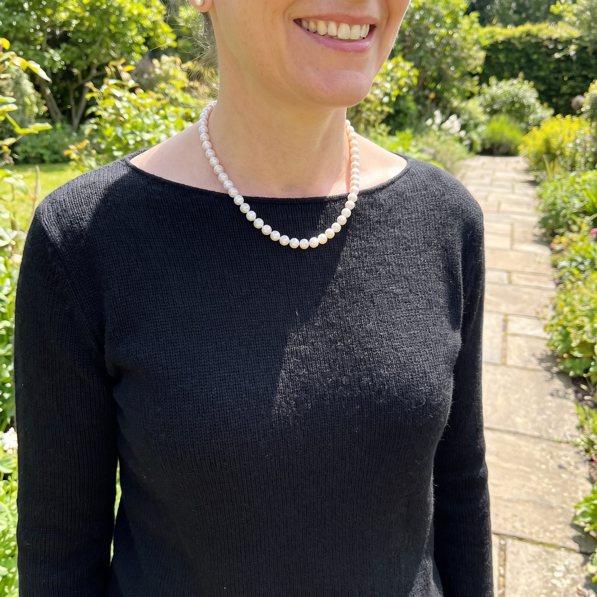 Single-Strand Pearl Necklace