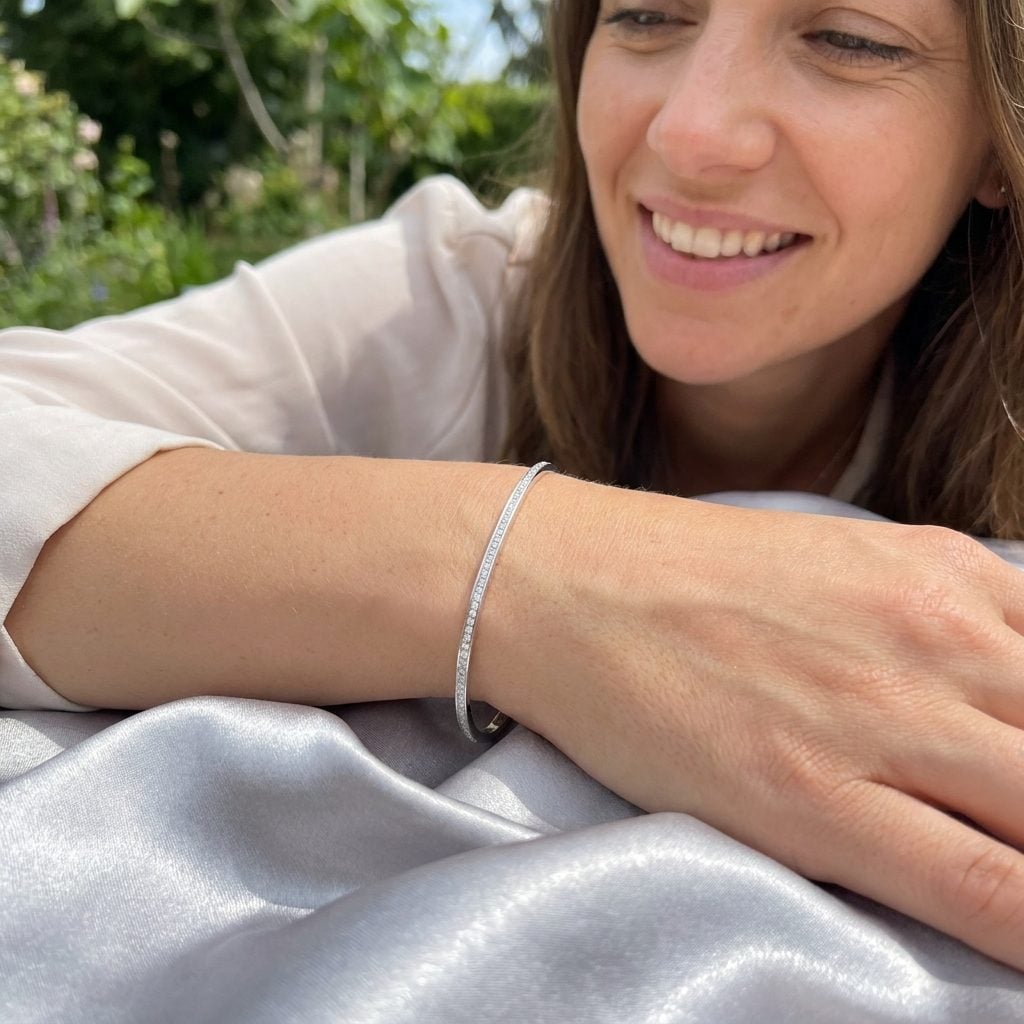 A Slim Silver Bracelet, Roughly $12