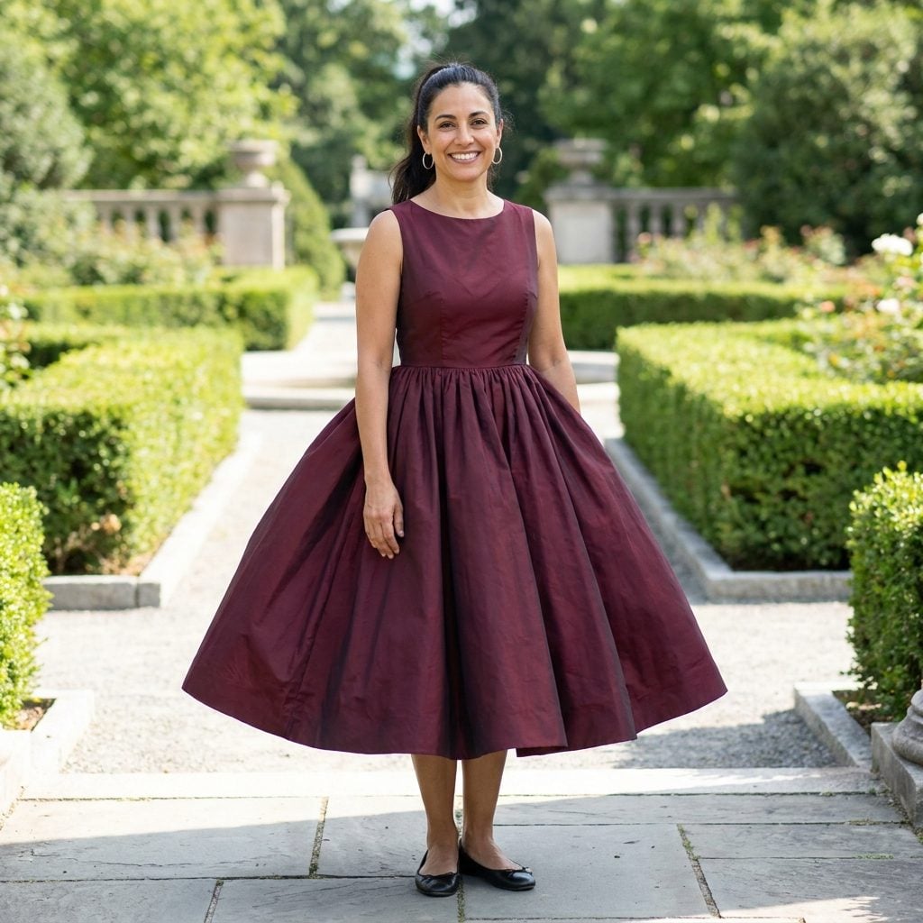 The Stiff, Cage-Wide A-Line Skirt