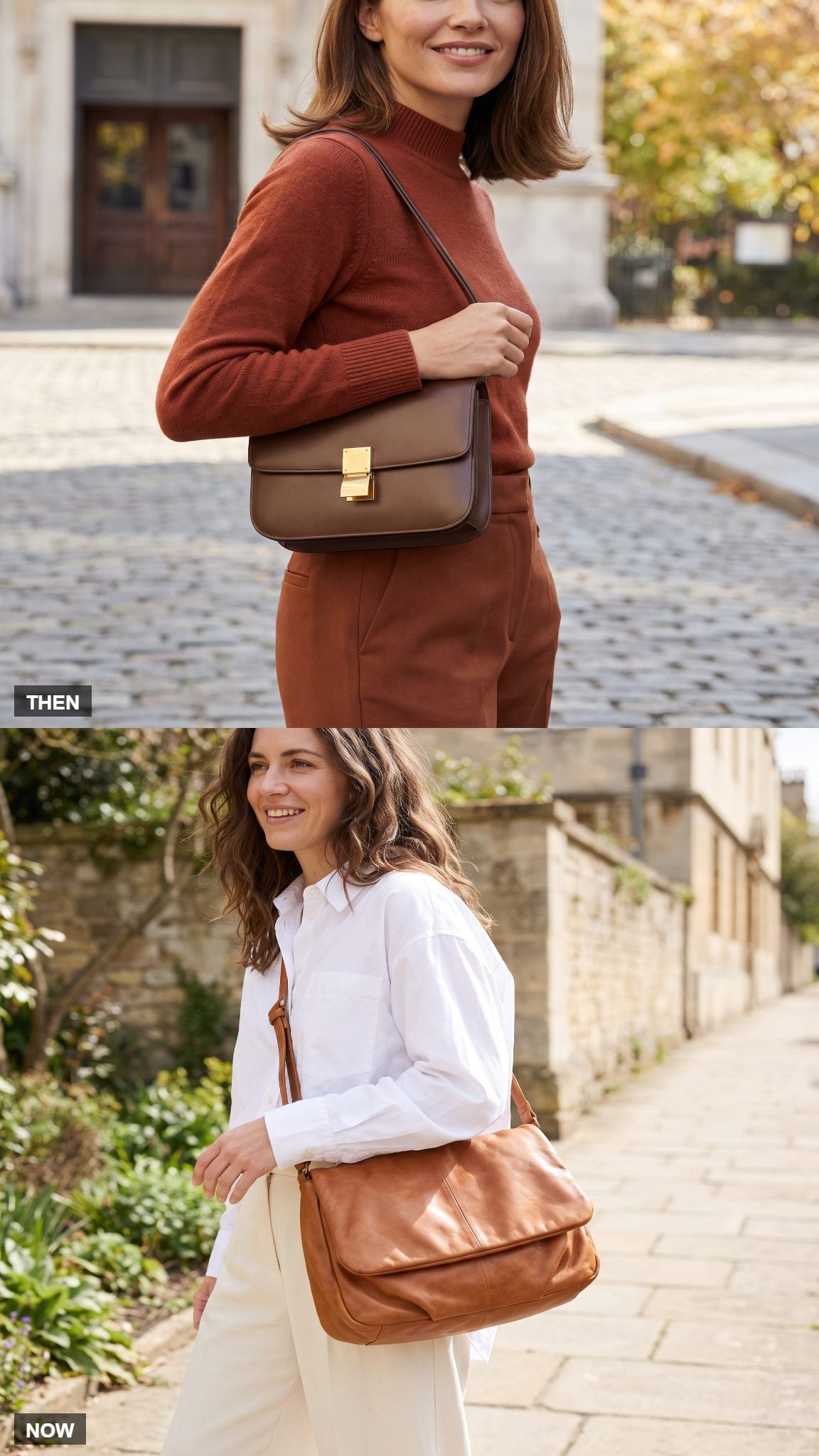 The Structured Flap Bag Softens Its Corners