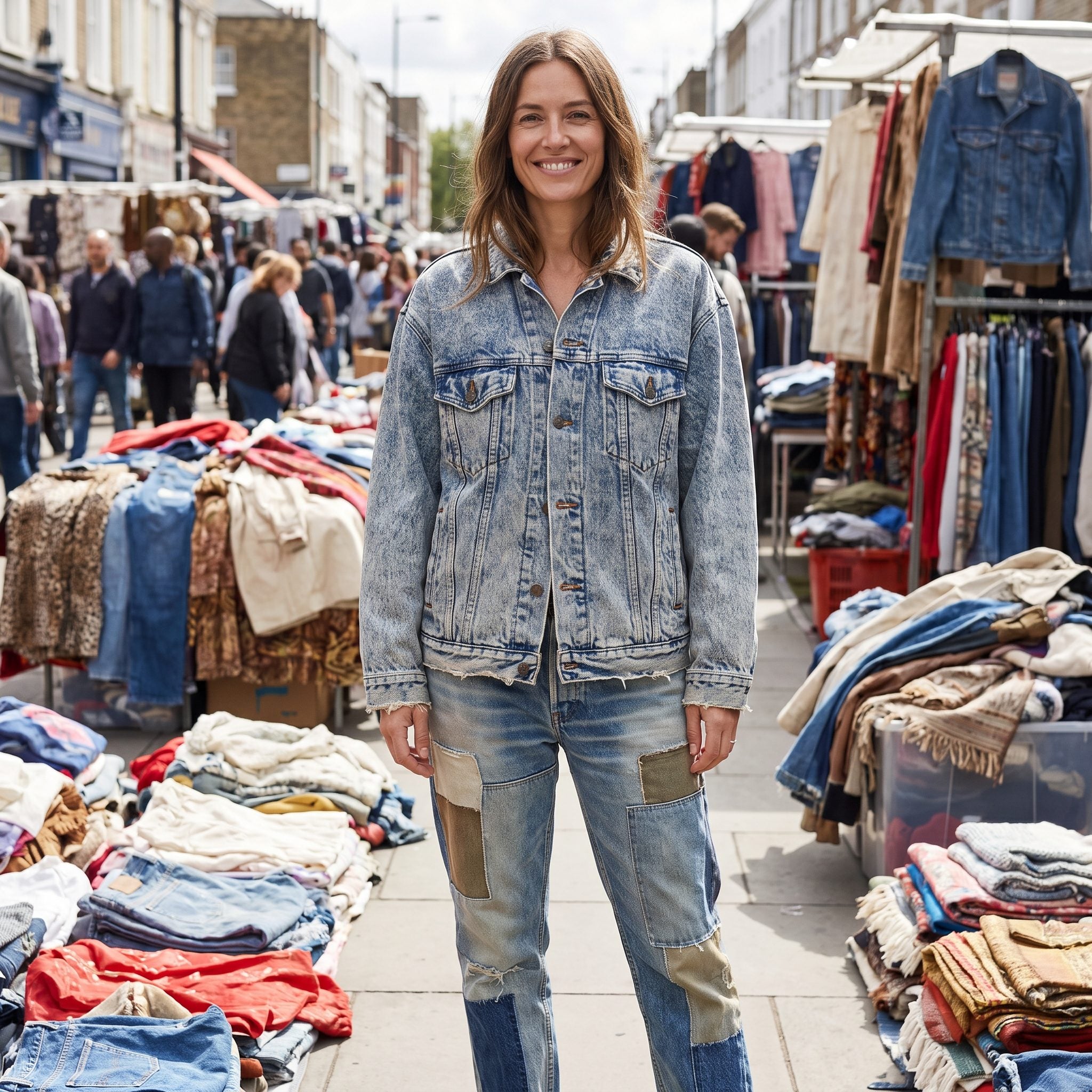 Two Extremely Busy Denim Finishes