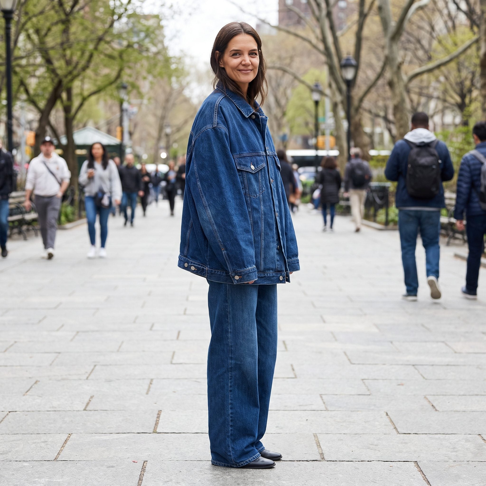 Two Extremely Oversized Denim Pieces