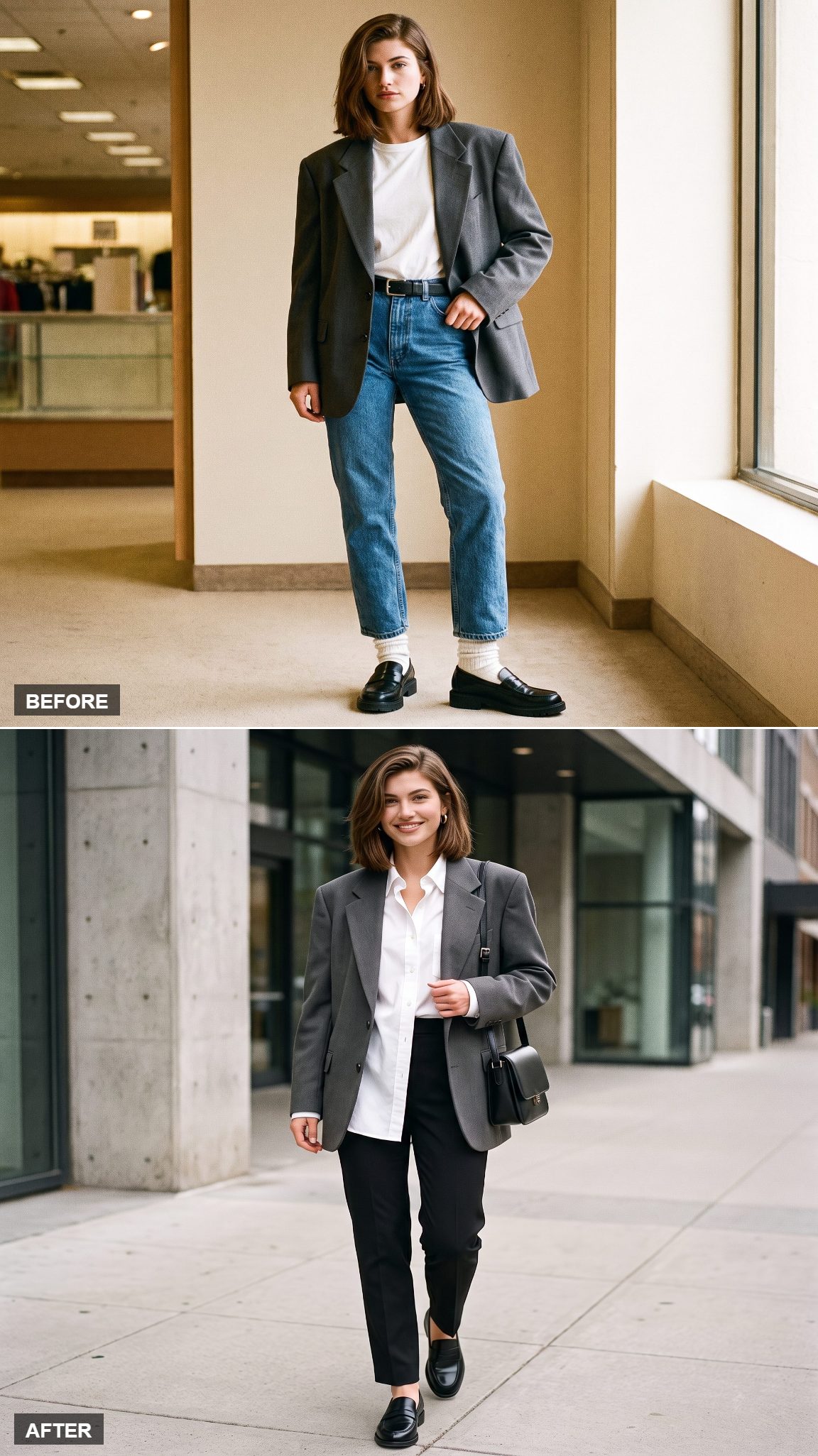Two Oversized Pieces, Done Right
