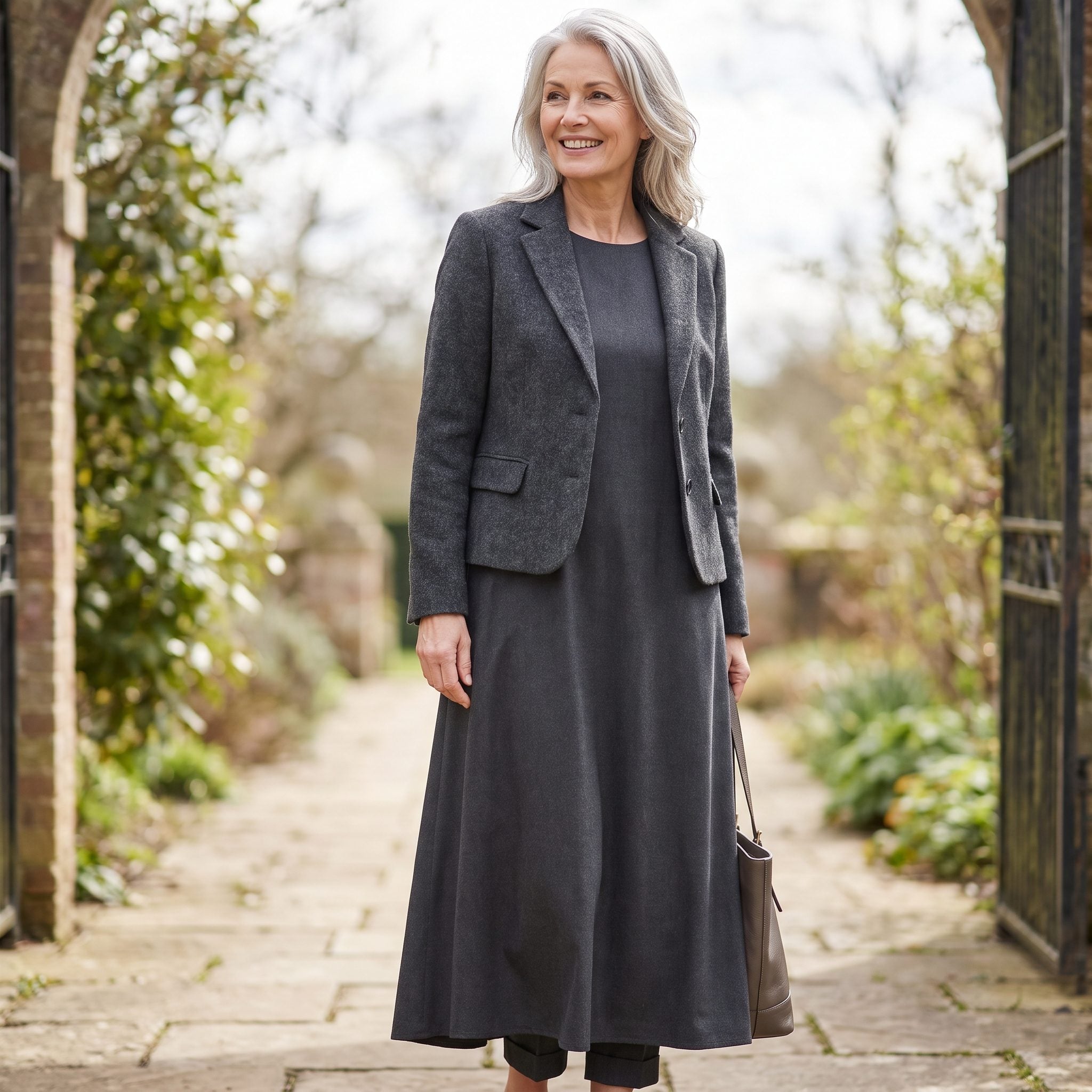 Waist-Length Jacket + Tonal Column Dressing