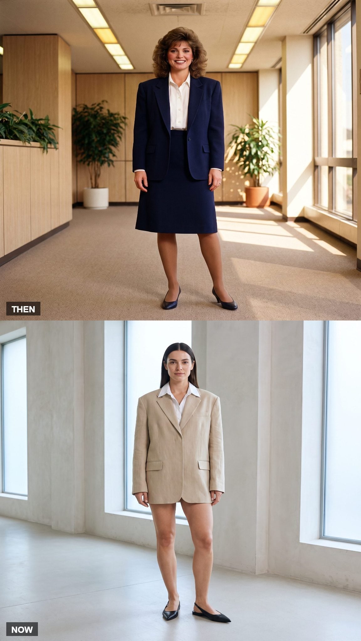 The White Shirt and Blazer, No Trousers