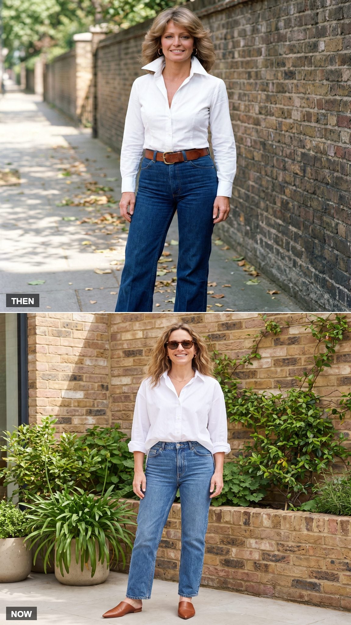 The White Shirt With Jeans