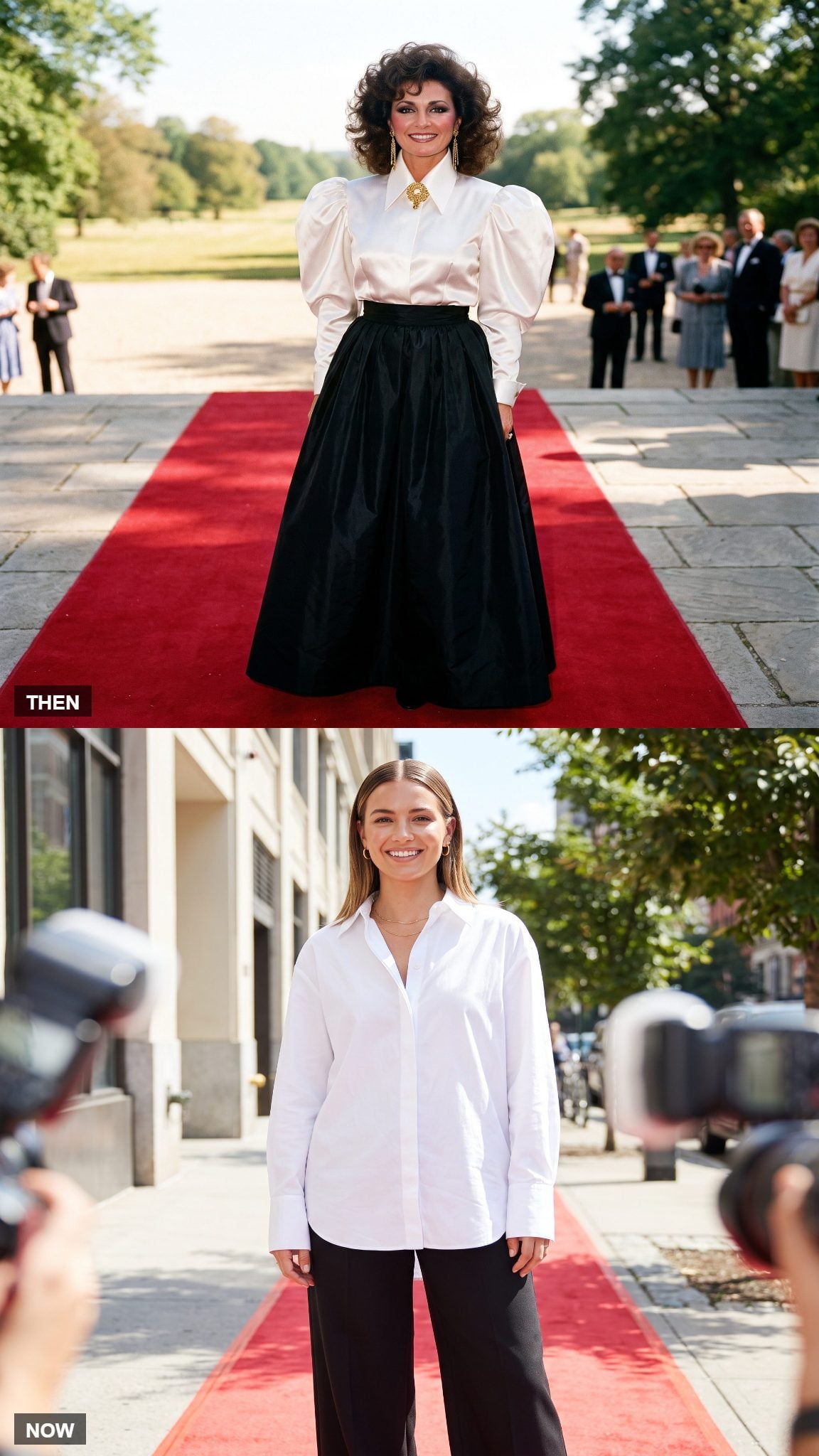 The White Shirt on the Red Carpet